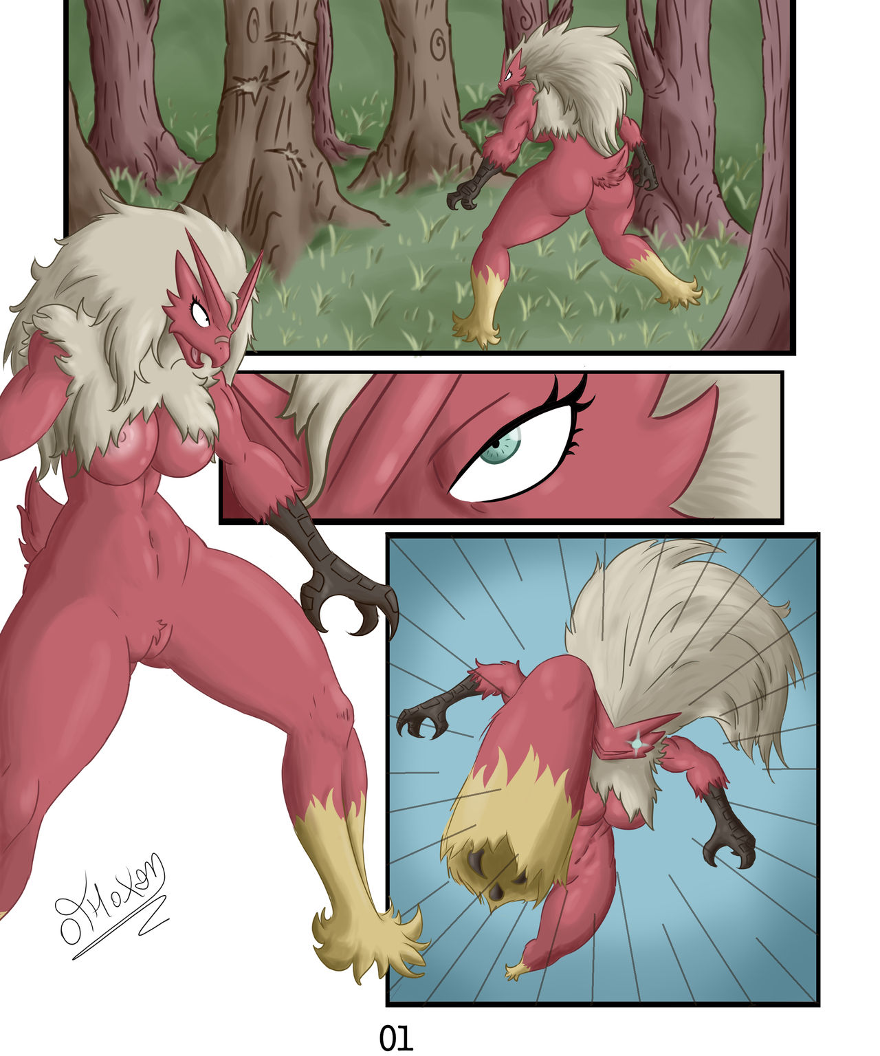 Blaziken attacked by angry bees page 1 full