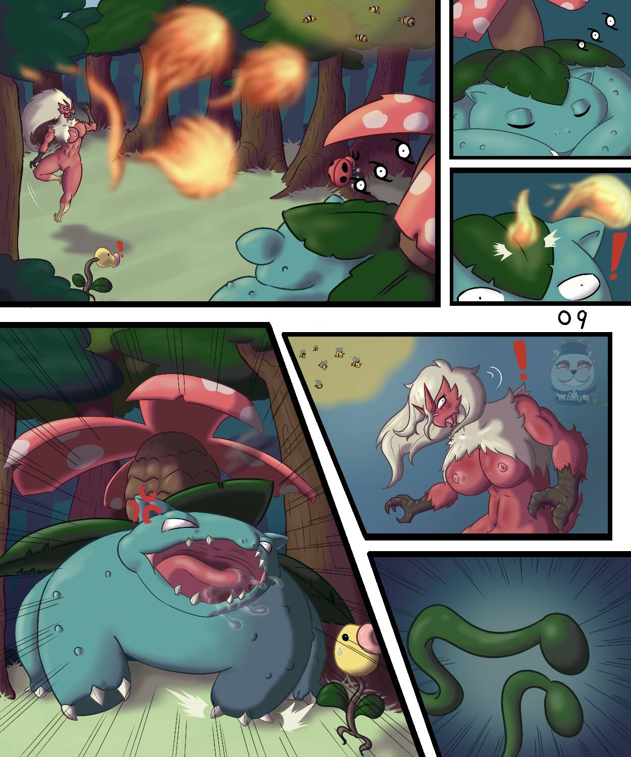 Blaziken attacked by angry bees page 9 full