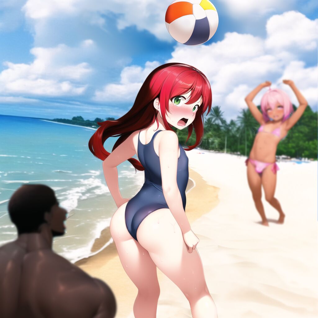 A very hot day at the beach page 2 full