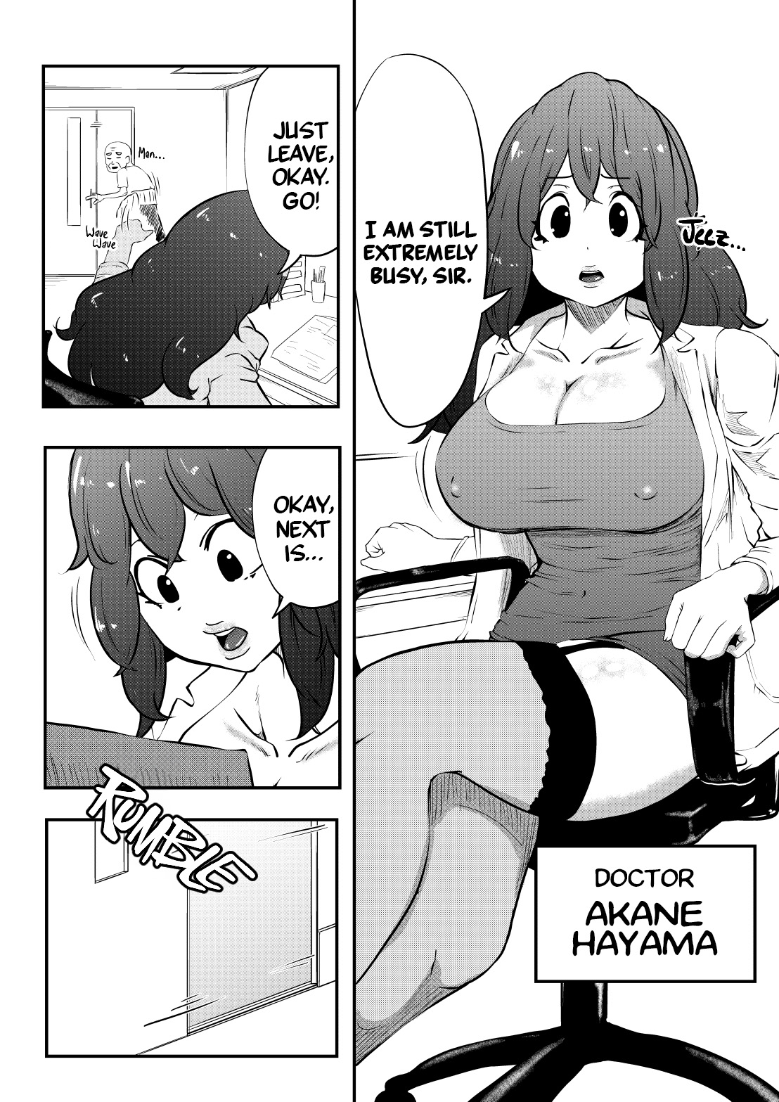 Chinko tsuki Joi~ Ubu na Shounen no Miruku o Chokunomi~ | Doc with a Cock! Drinking a Naive Boy's Milk Right From the Source! page 5 full