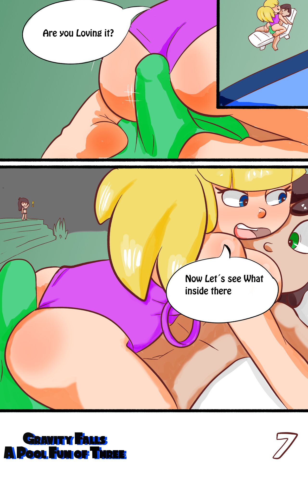 A Pool fun of Three page 8 full