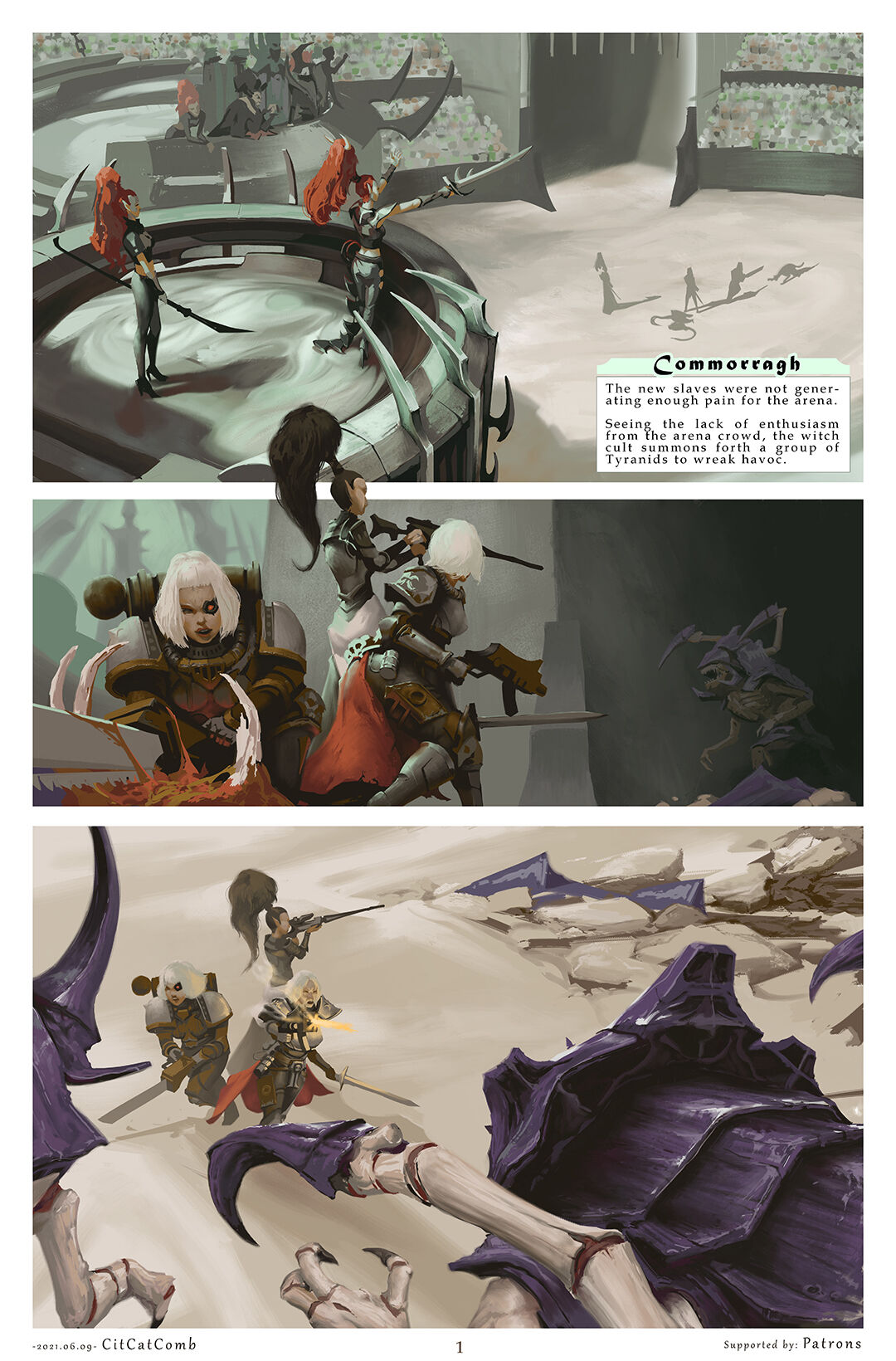 Commorragh page 1 full