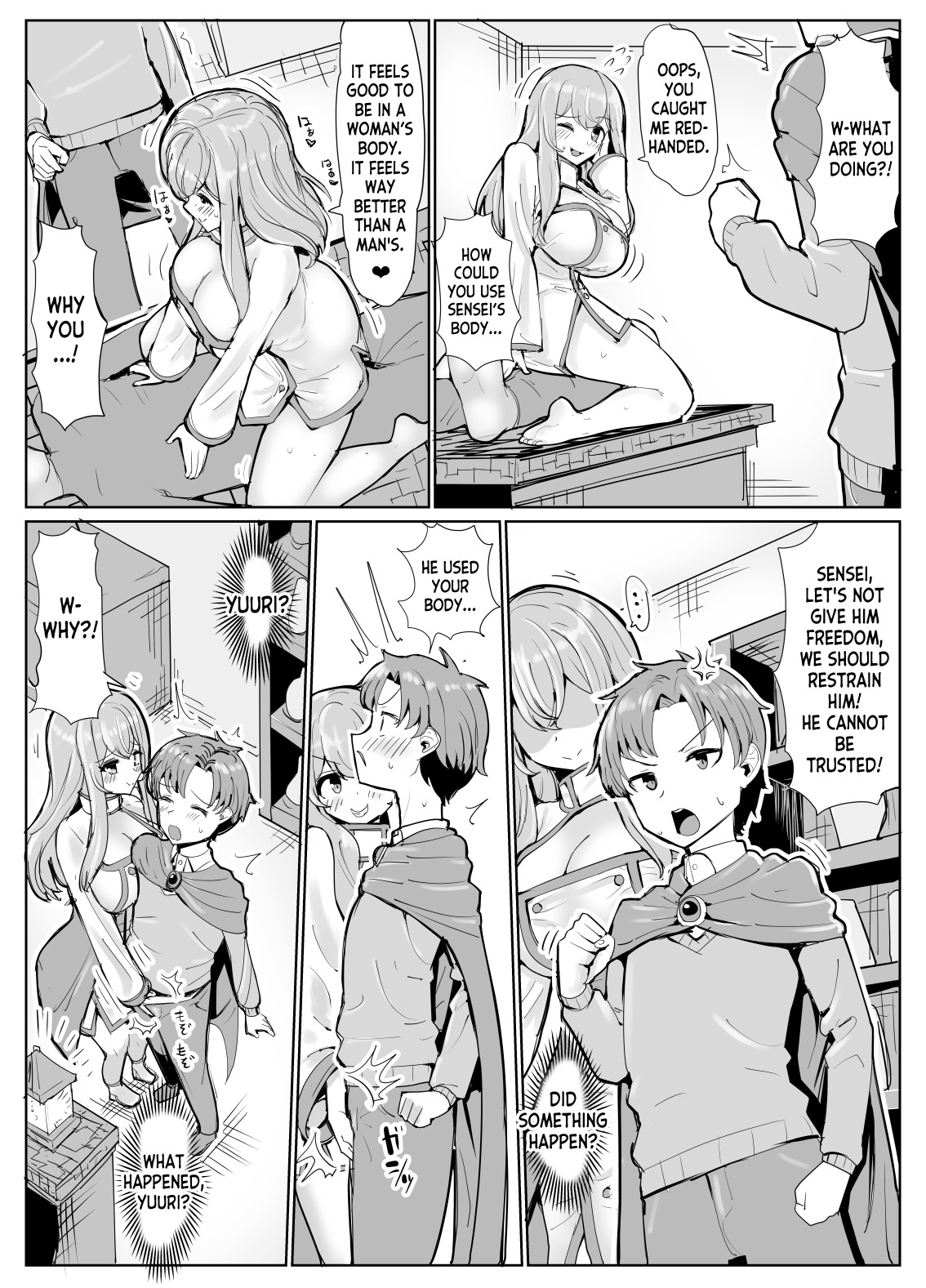 Mage Teacher Possession Manga page 6 full