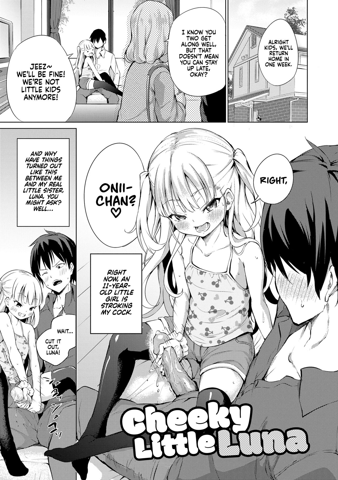 Namaiki Luna-chan | Cheeky Little Luna page 1 full