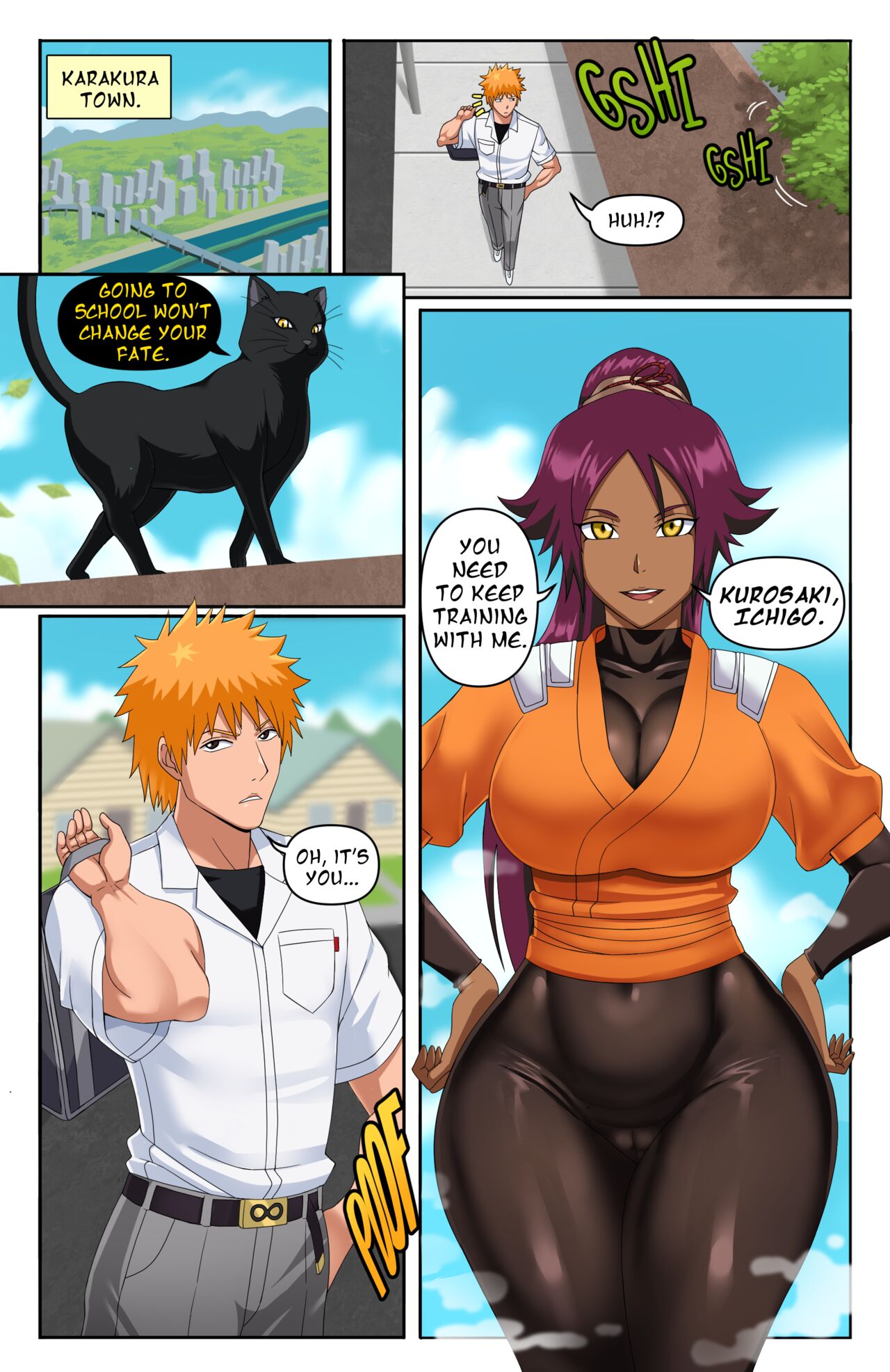 Yoruichi page 1 full
