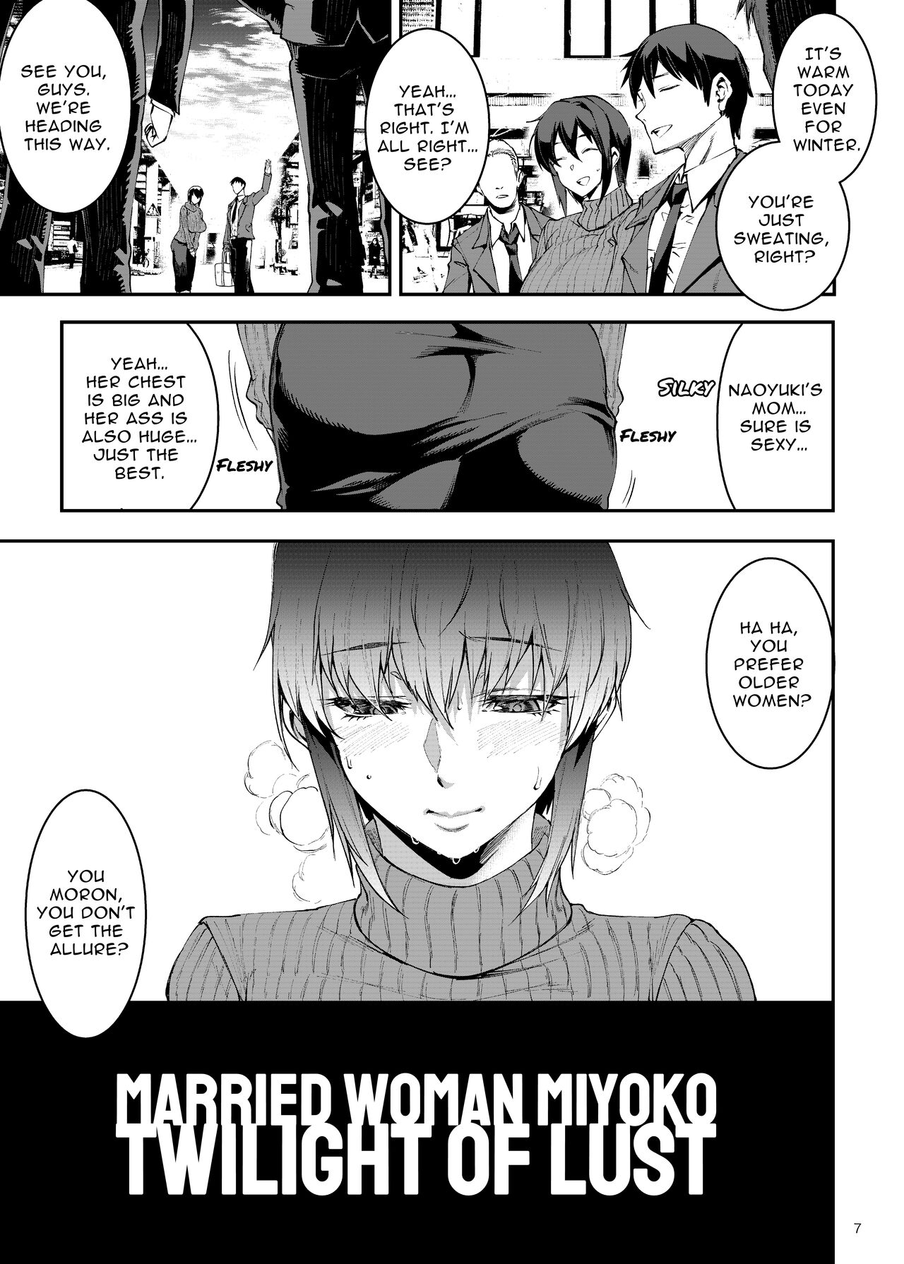 Hitodzuma Miyoko ~Inyoku no Yuugure~ | Married Woman Miyoko ~Evening of Lust~ page 7 full