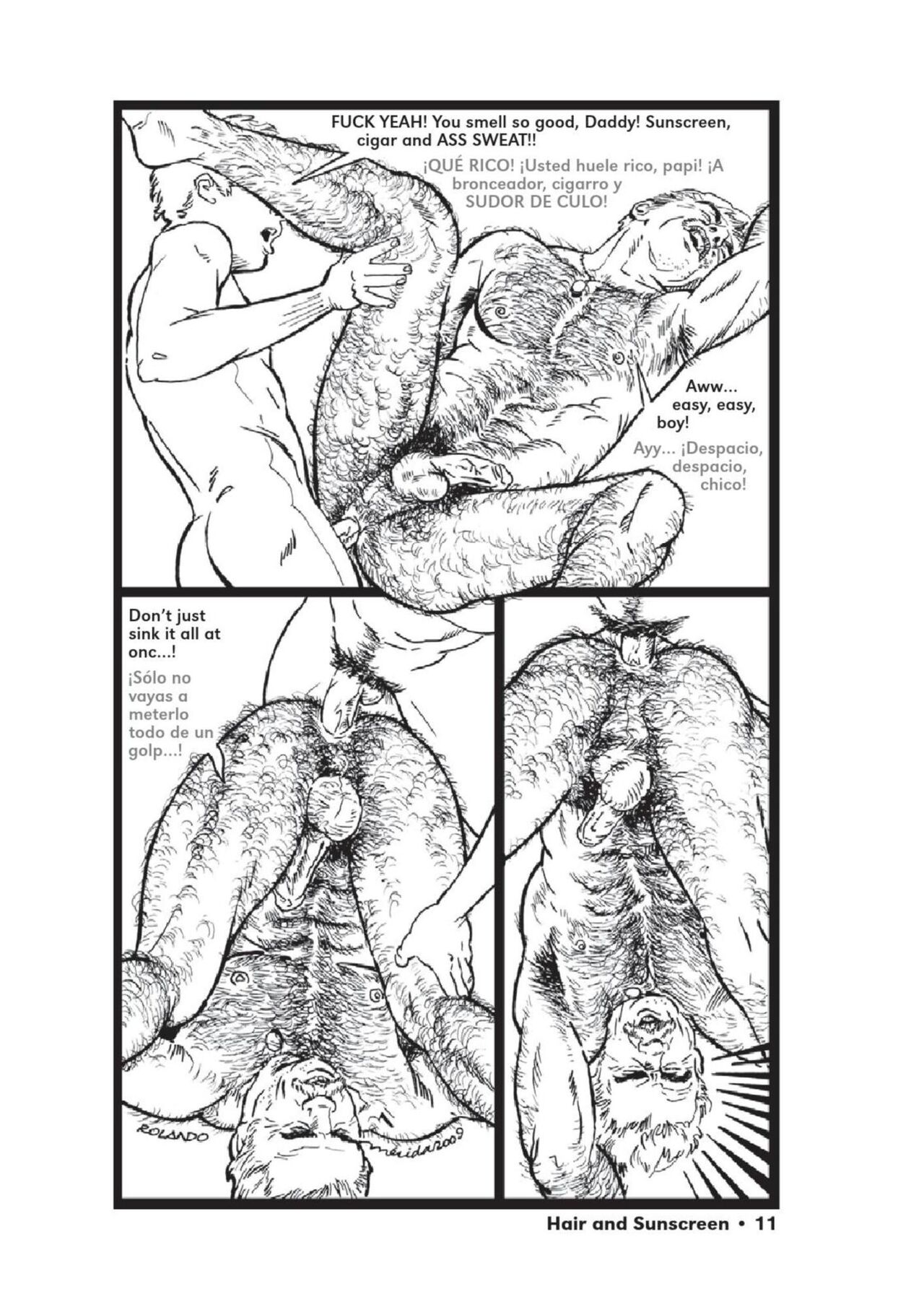 Hair and Sunscreen 1-2 ~ Pelos y Bronceador 1-2 page 6 full