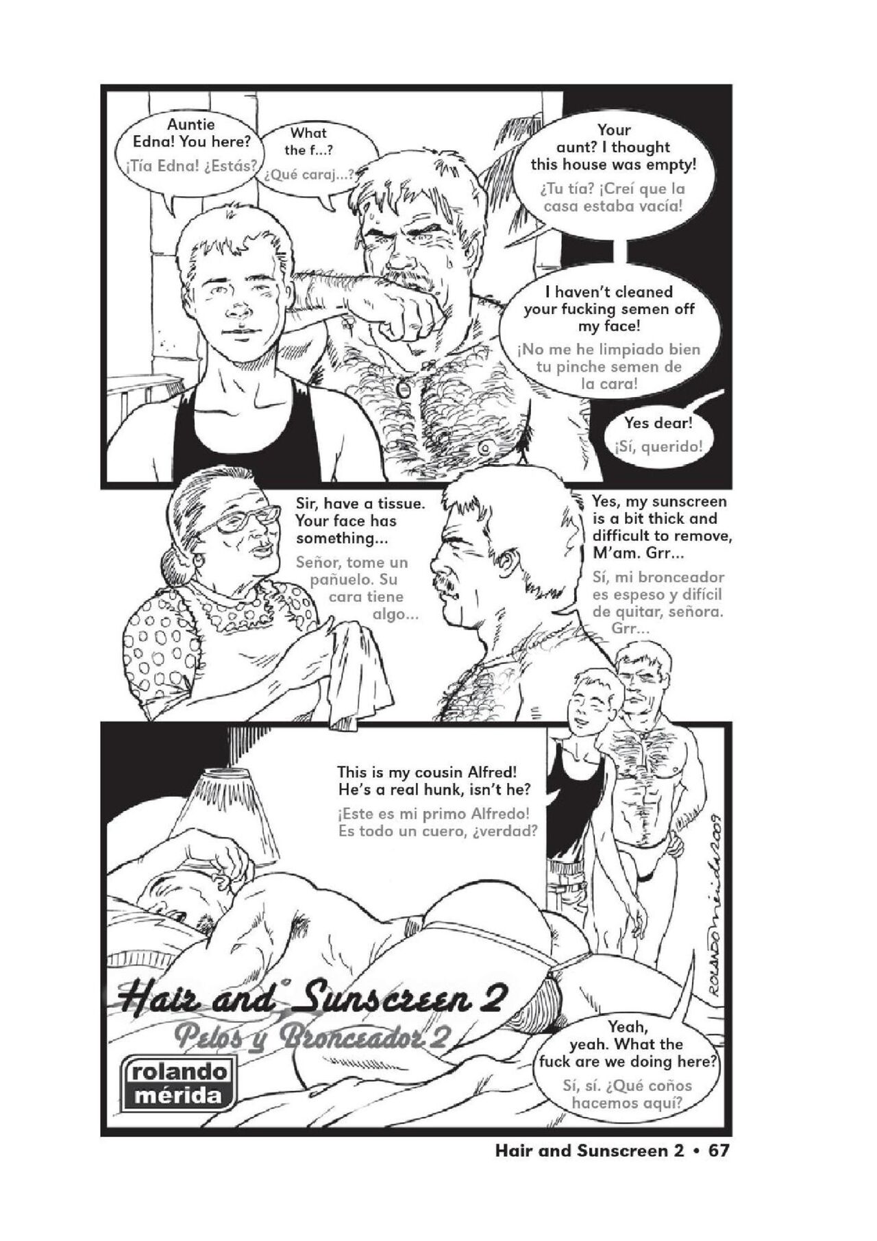 Hair and Sunscreen 1-2 ~ Pelos y Bronceador 1-2 page 8 full