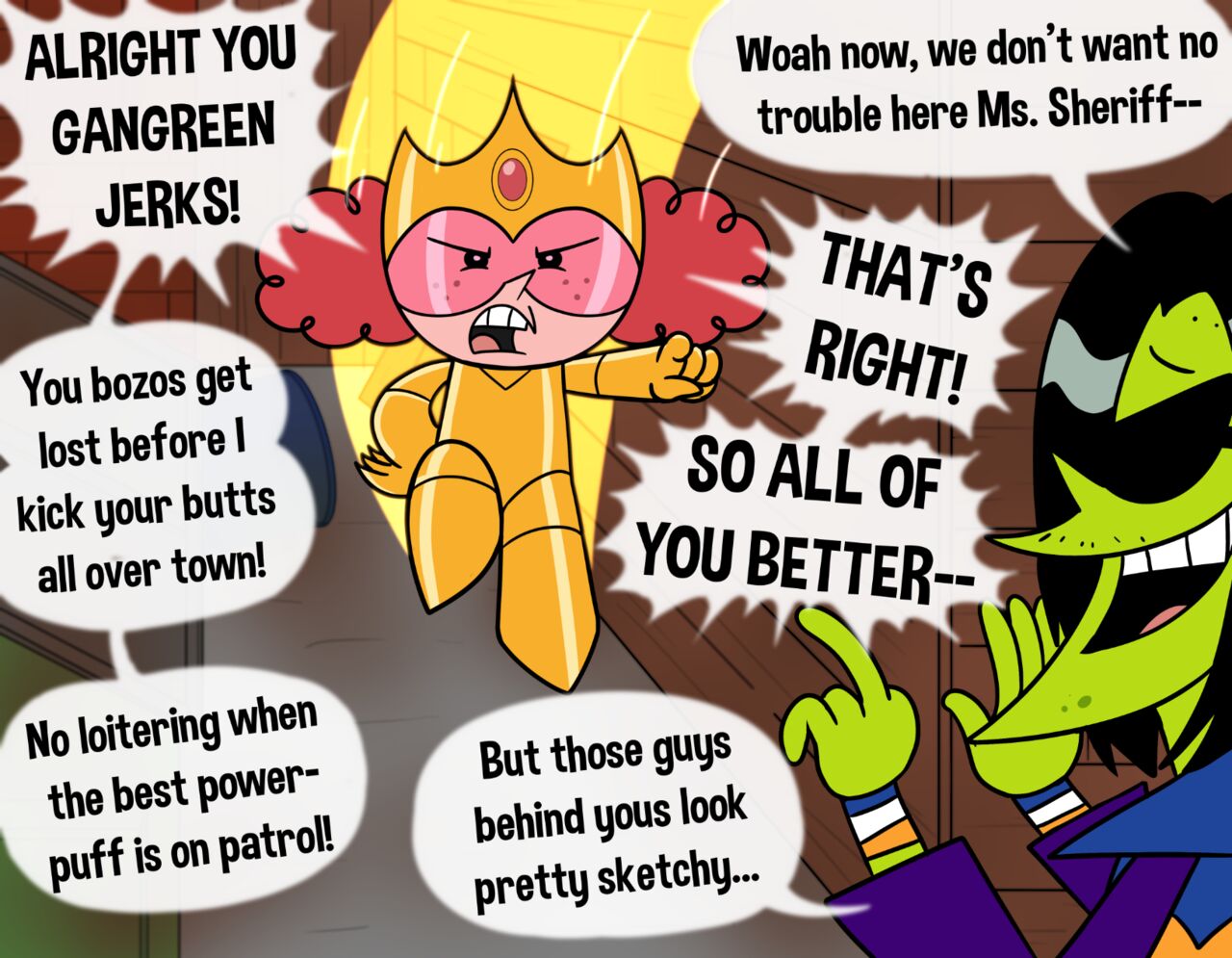 Princess Morbucks vs The Gangreen Gang page 1 full