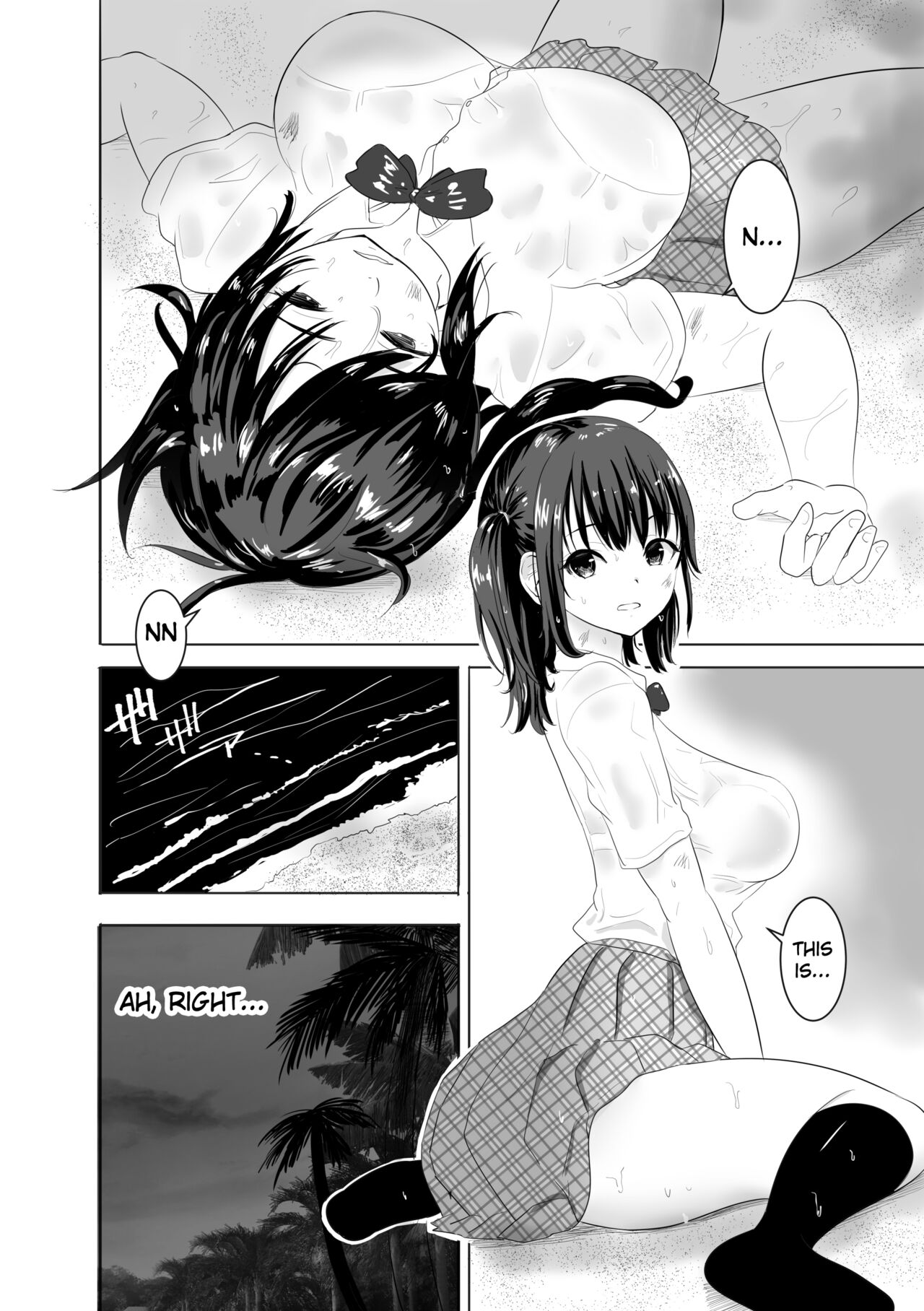 A wet see-through schoolgirl who live on an uninhabited island with a sexual-harrasing teacher she hates page 3 full