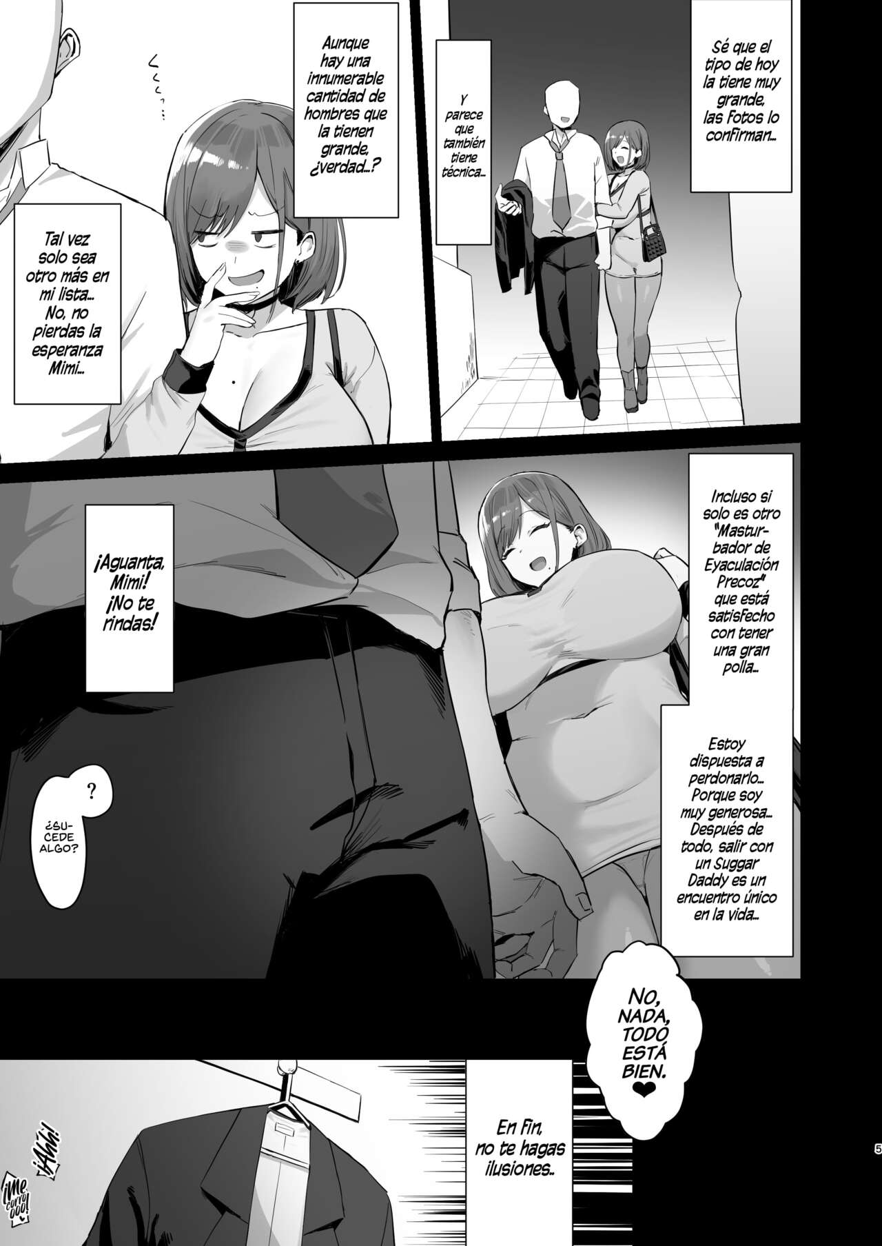 Papakatsu JD, Ochinpo Yuuryou Bukken o Mitsukeru. | Una Colegiala en Búsqueda de un Sugar Daddy, Encontró una buena Polla para Volverla de su Propiedad page 5 full