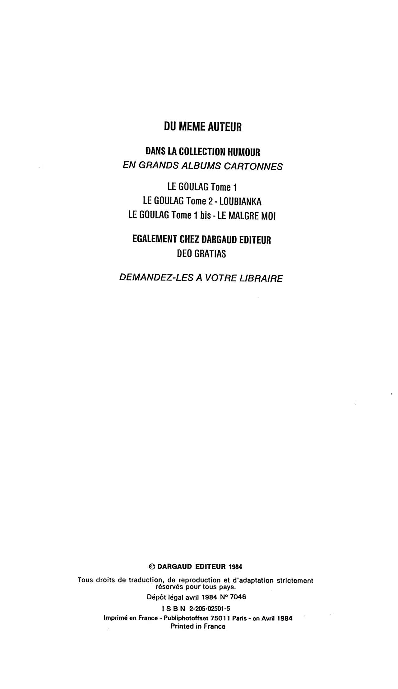 Le Goulag N.1 bis - Le Malgré moi page 4 full