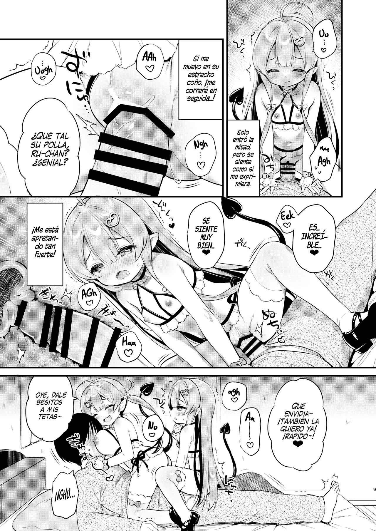 Totsugeki Futago Succubus-chan | Ataque de las Gemelas Sucubo page 8 full