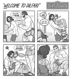 Dilftown  ongoing comic + extras