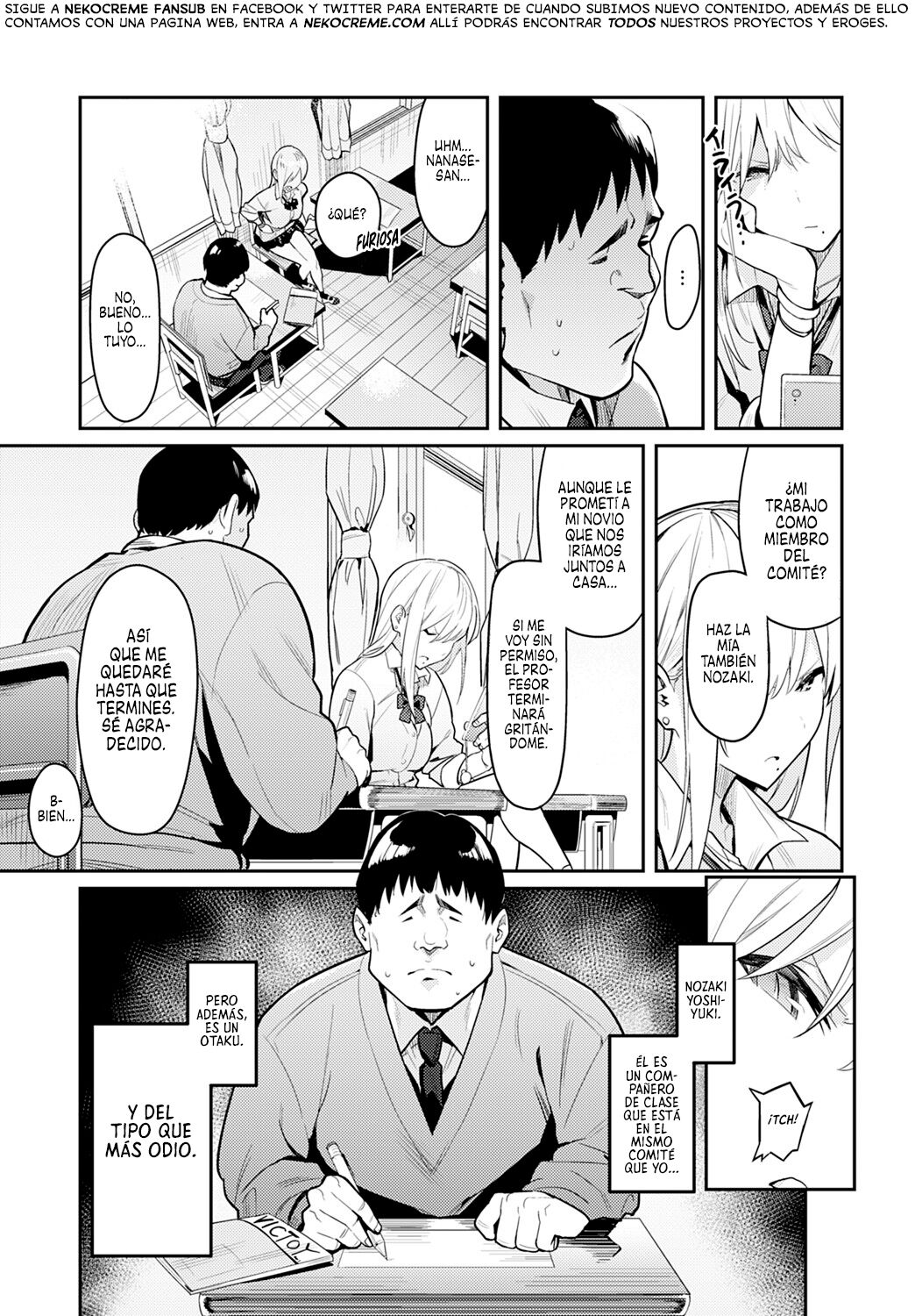 PART 1 + 2 | La Bella y la Bestia ~La Gyaru y el repugnante Otaku~ page 5 full