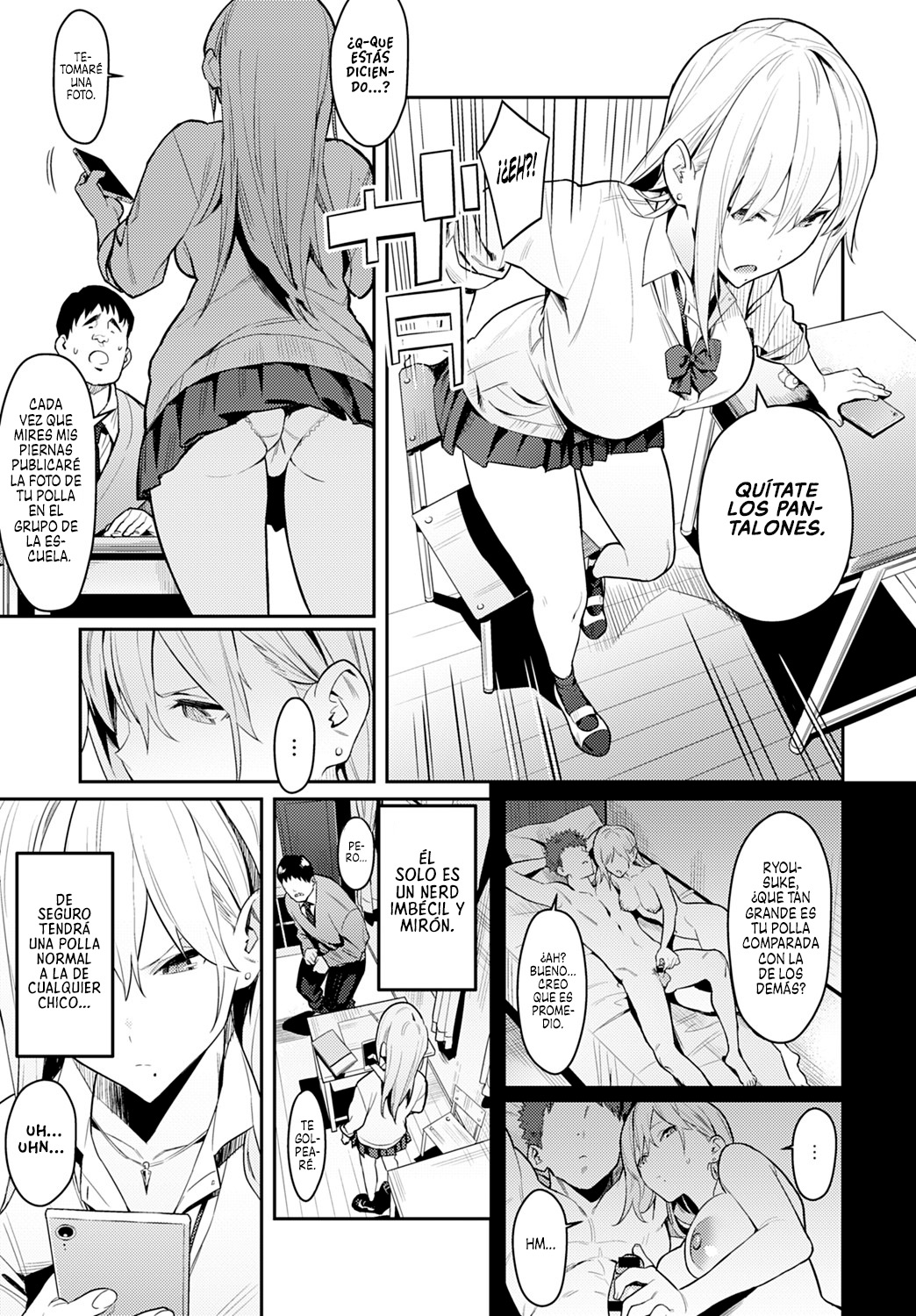 PART 1 + 2 | La Bella y la Bestia ~La Gyaru y el repugnante Otaku~ page 7 full