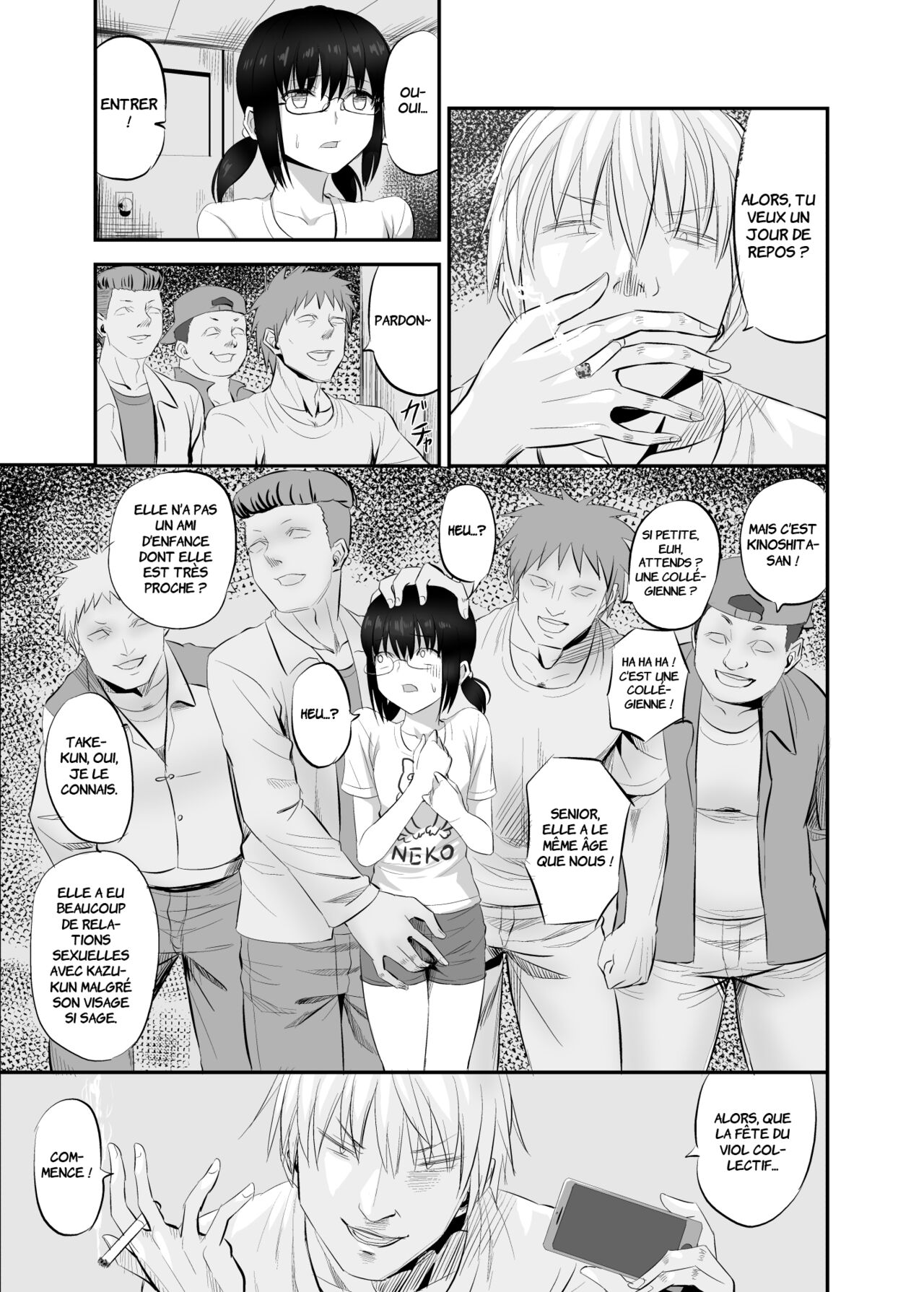 Jimi de Majime na Osananajimi ga Class no Yankee ni Omocha ni Sarete Ita Hanashi page 10 full