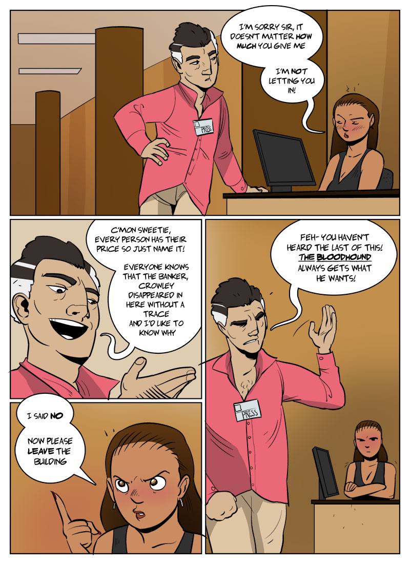 The Bloodhound page 1 full