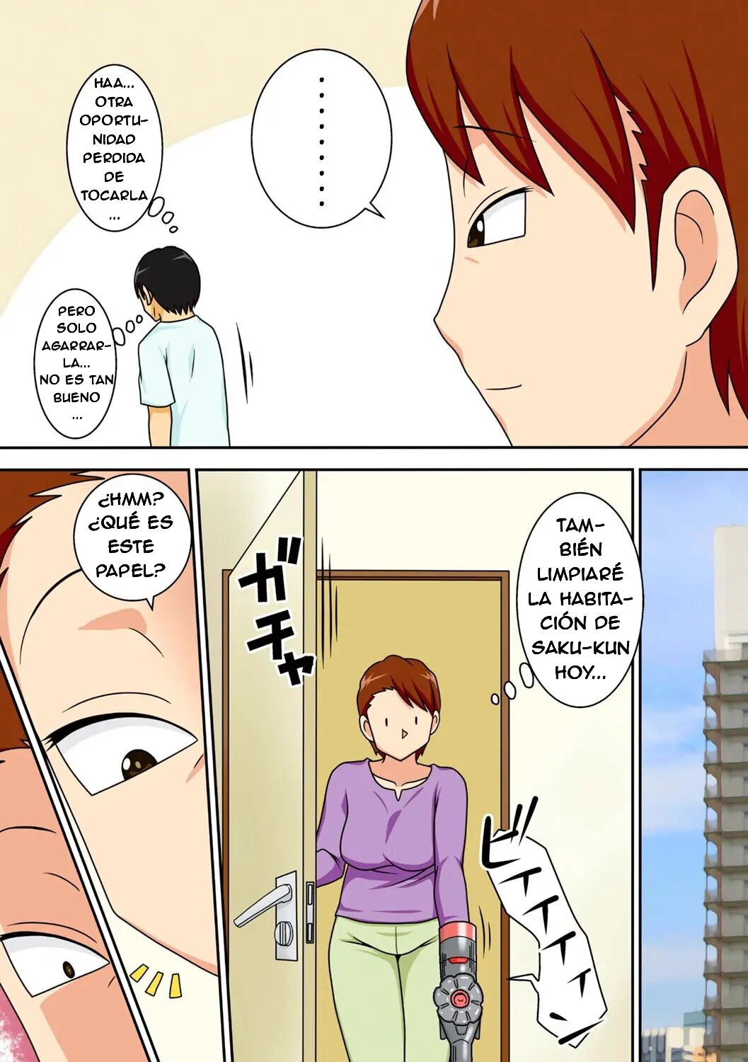 Shy Nephew Wants to Fuck Auntie /SPANISH/ page 9 full