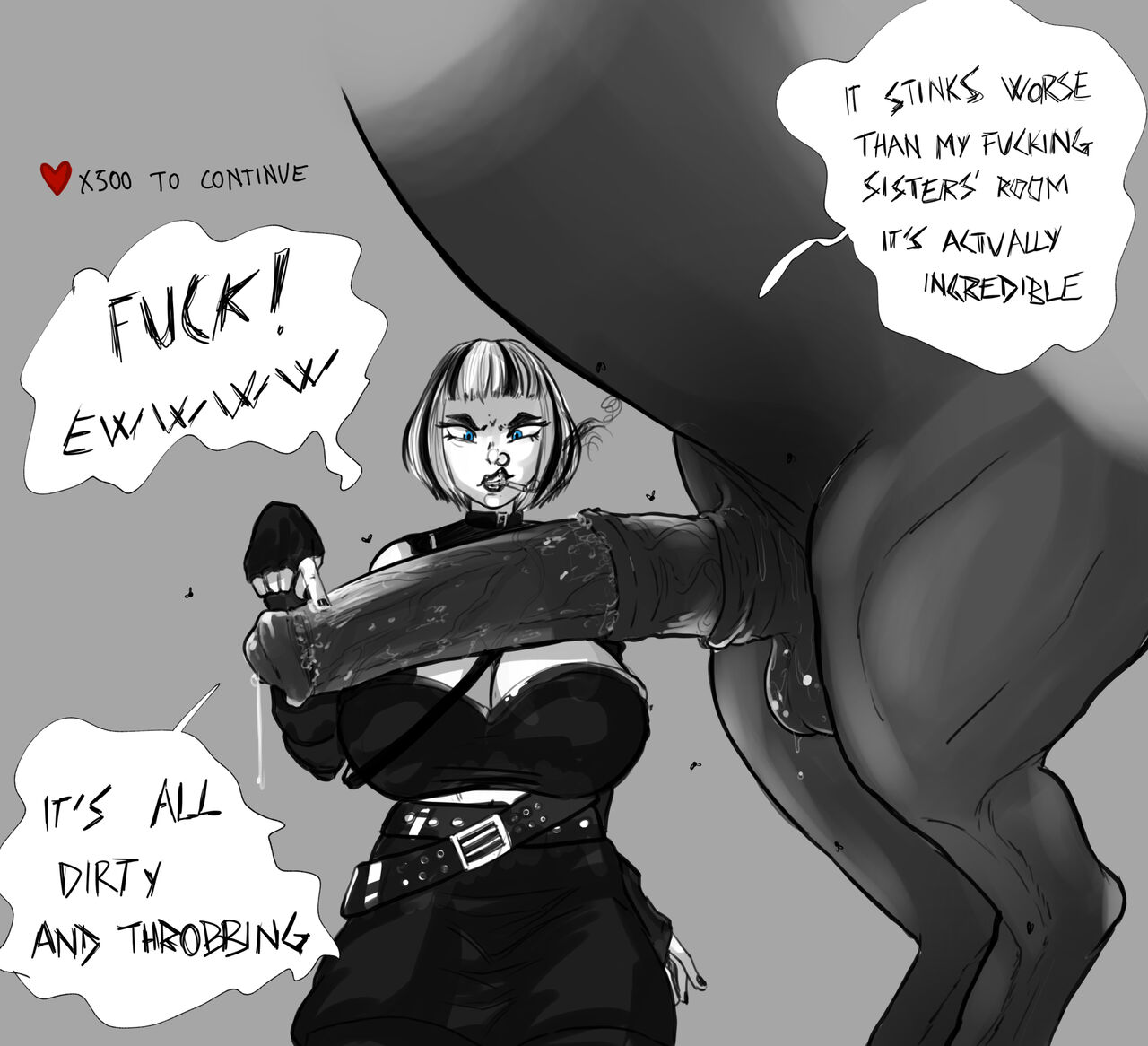 Big Tiddy Goth Girl vs Reality - Page 3 - IMHentai