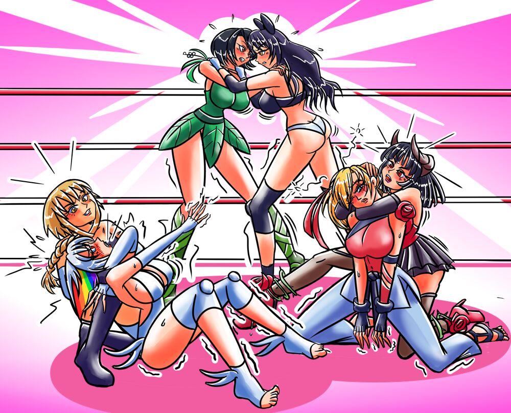 Jujudrop Artist Gallery 2 - Wrestling, Catfight, Ryona page 10 full