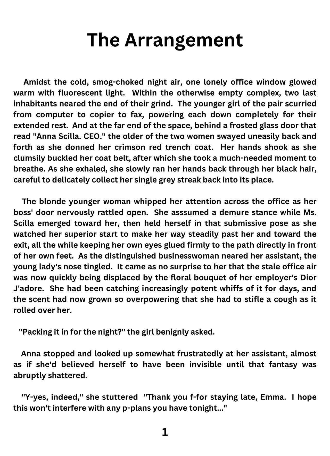 The Arrangement page 2 full