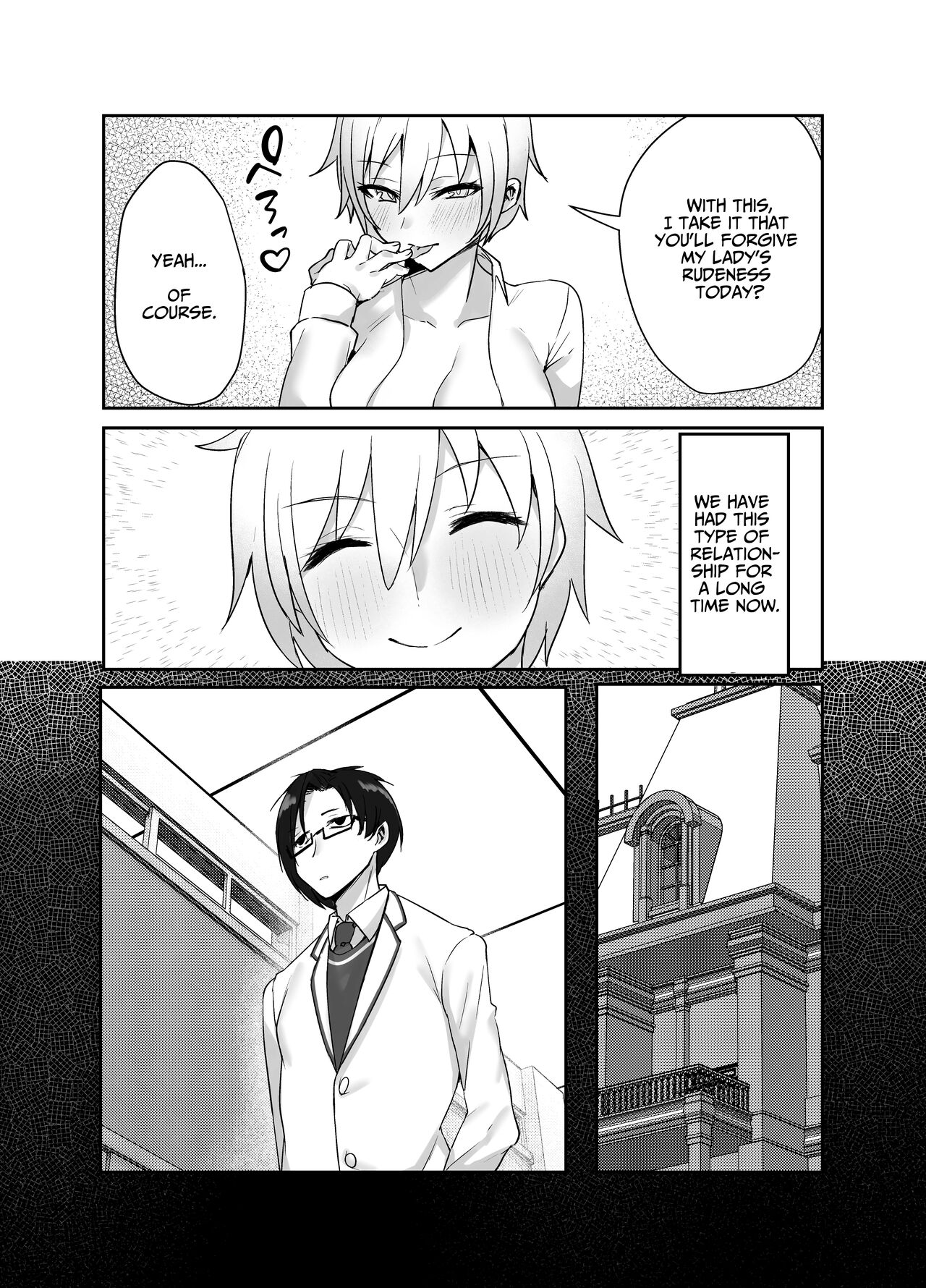 Perverted Tomboy Female Butler Offers Apology Sex for her Rich Bitch Mistresses Bullying Behavior page 10 full