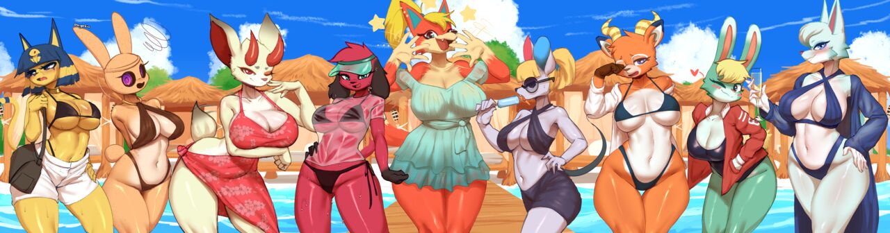 Animal Crossing Summer Beach page 3 full