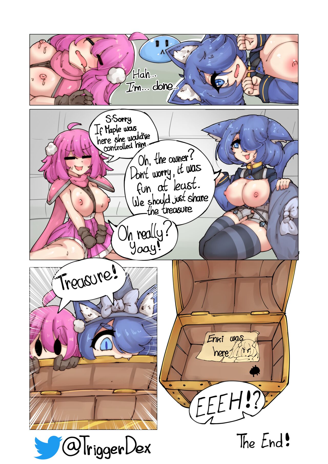 Lewd Hero's Daily Quests - Double-Edged Slime page 10 full