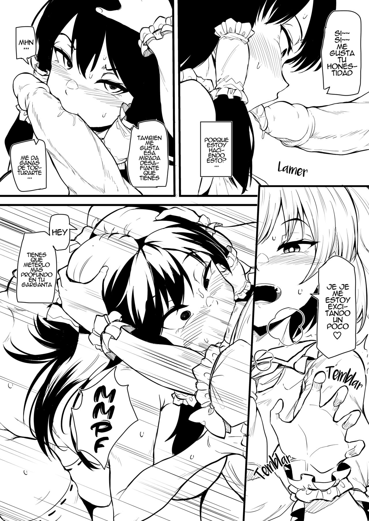 Futanari Furan-chan ga Reimu o Chokyo Suru Manga page 10 full