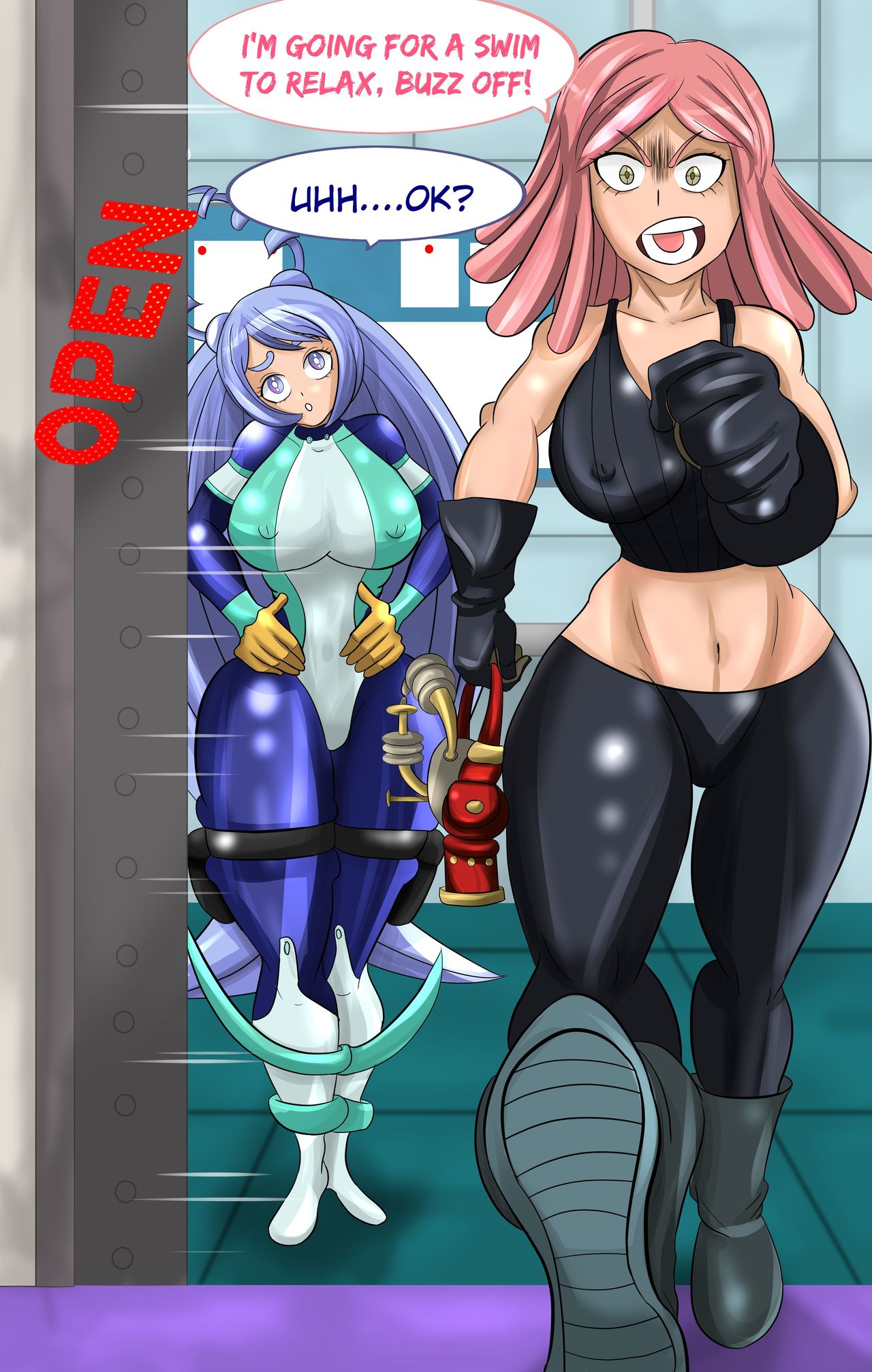 Mei Vs Nejire page 3 full