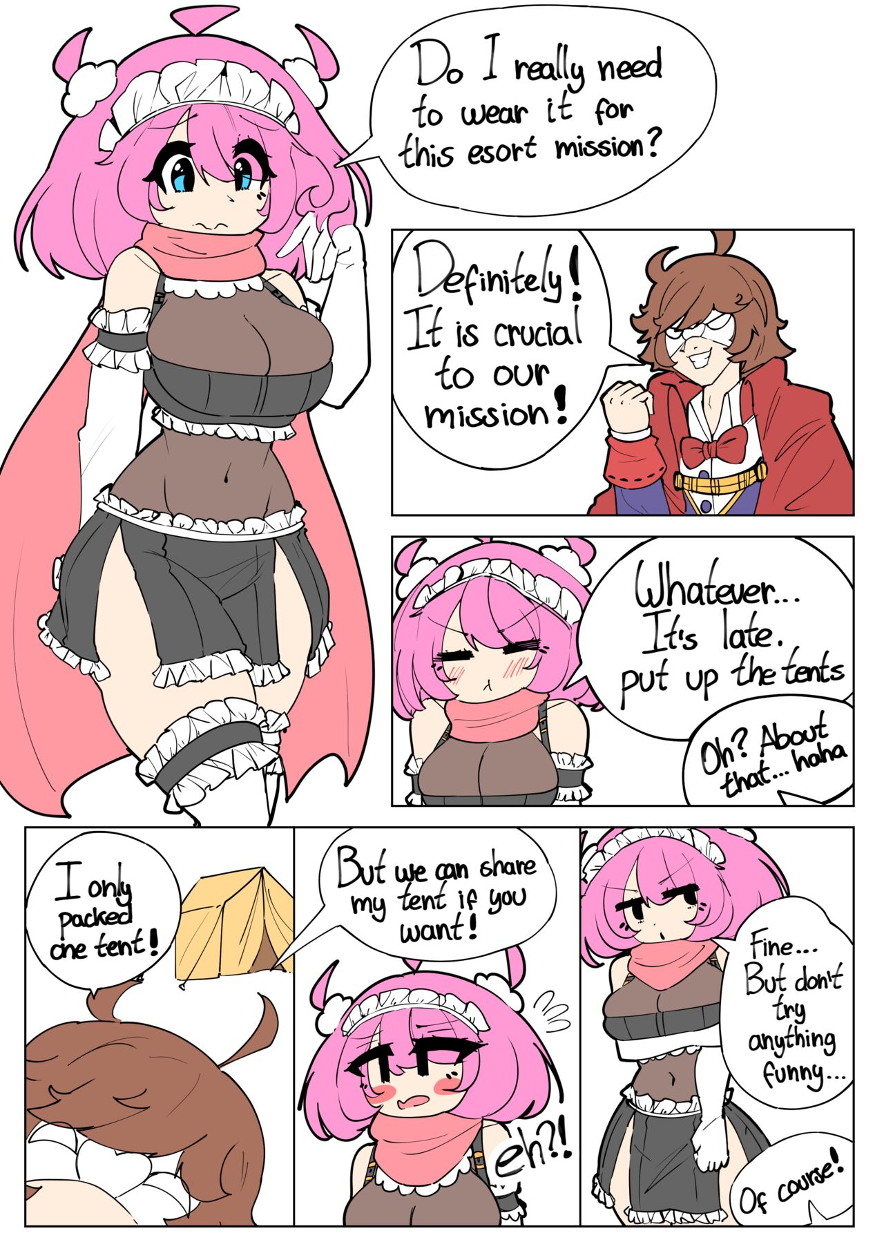 Lewd Hero's Daily Quests - Escort Mission 1,2,3 page 2 full
