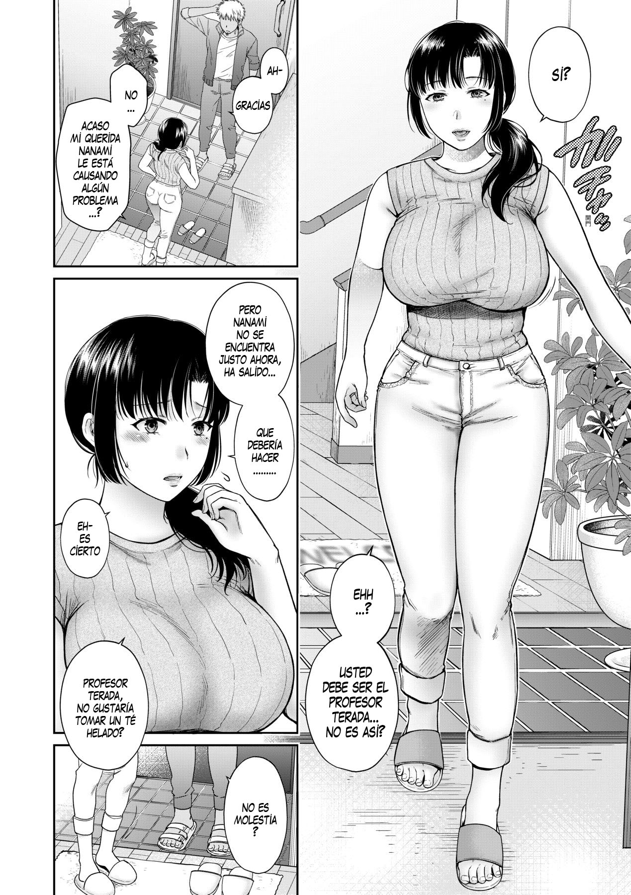 Henyousuru Oyako Etsuraku ni Mezameru Saori, Yokubou ni Ochiru Nanami Ch. 2 page 9 full