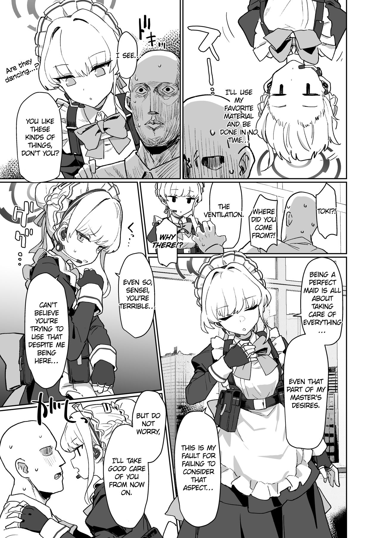 Dokidoki Toki Meki Maid Kiss page 4 full