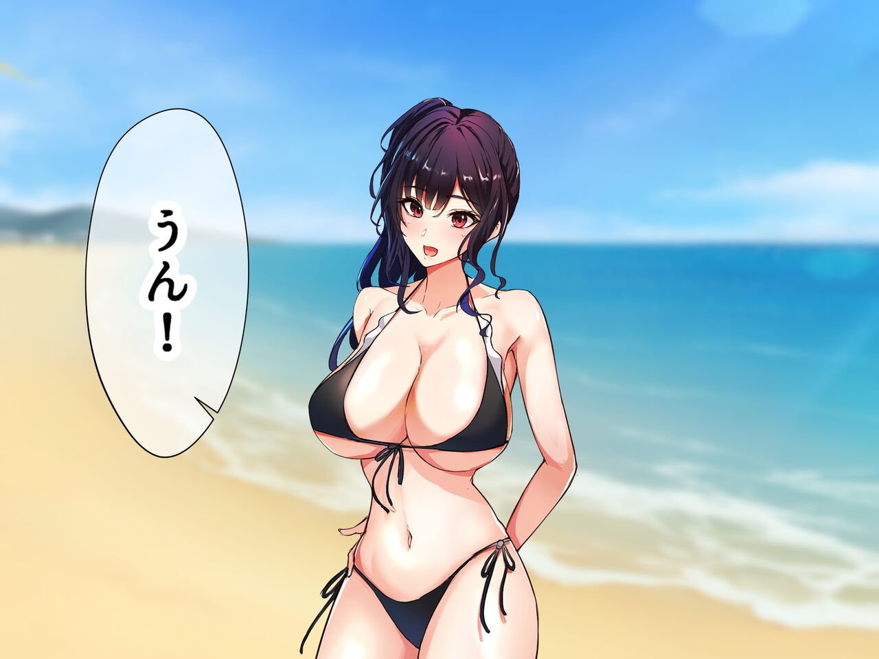 サイコウのエモノ～彼女との初セッ●ス前にビーチJ●二人に童貞を狩られる話～ page 7 full