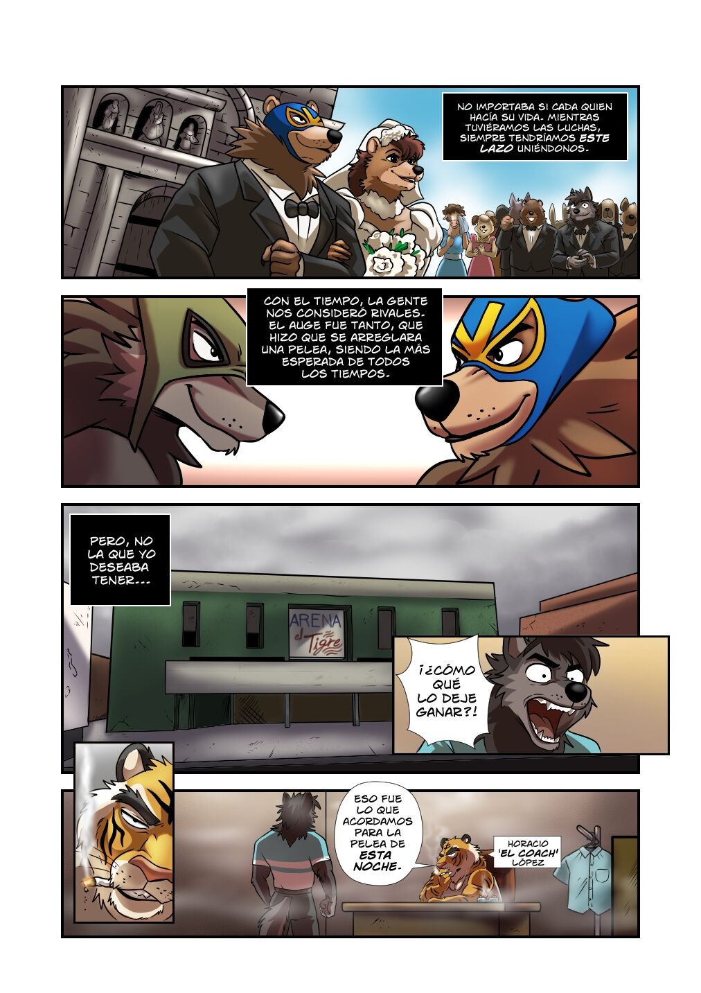 Oso Luchoso VS. El lobo de Coyuya page 10 full