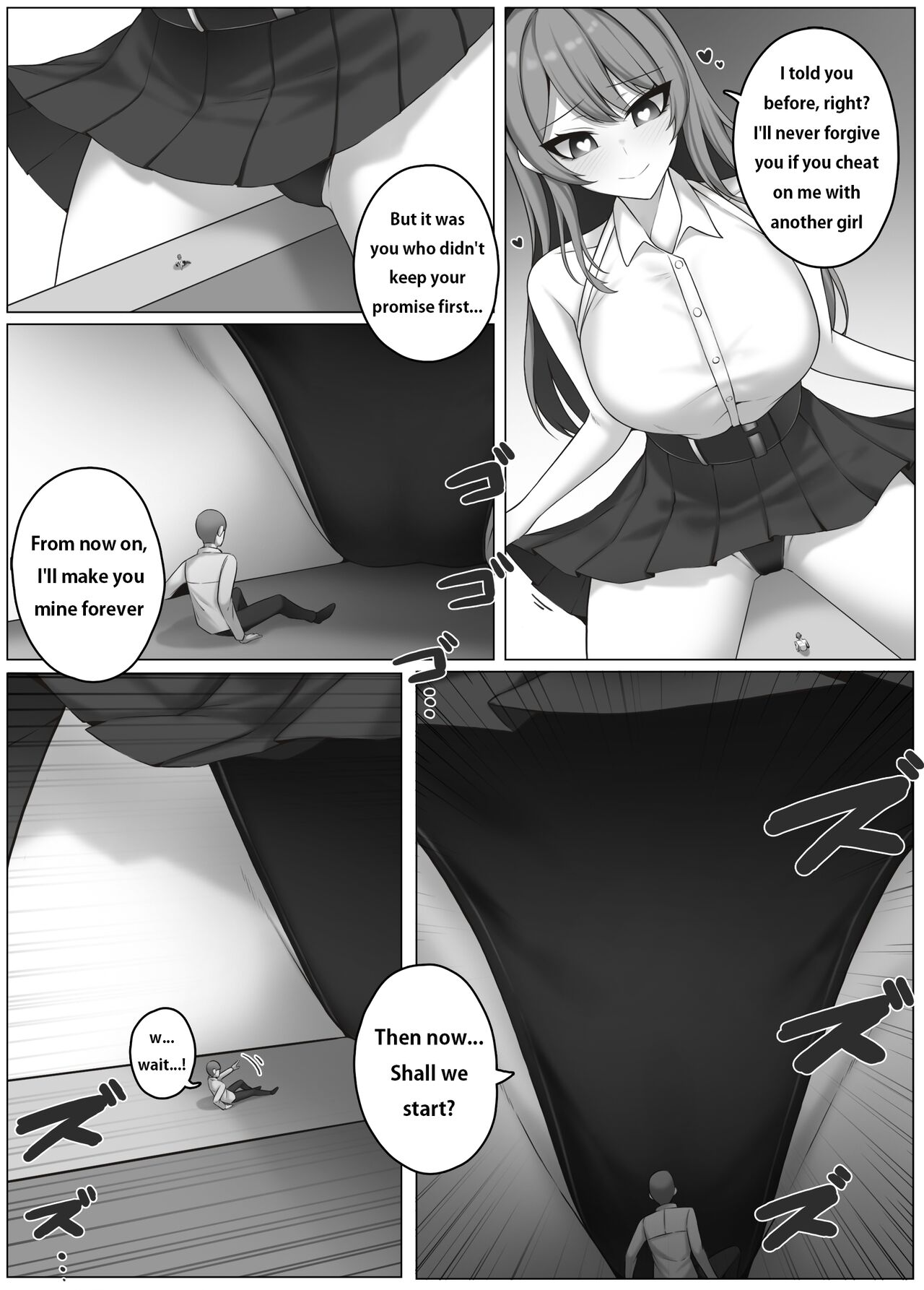 A man caught cheating on his girlfriend - Page 1 - IMHentai