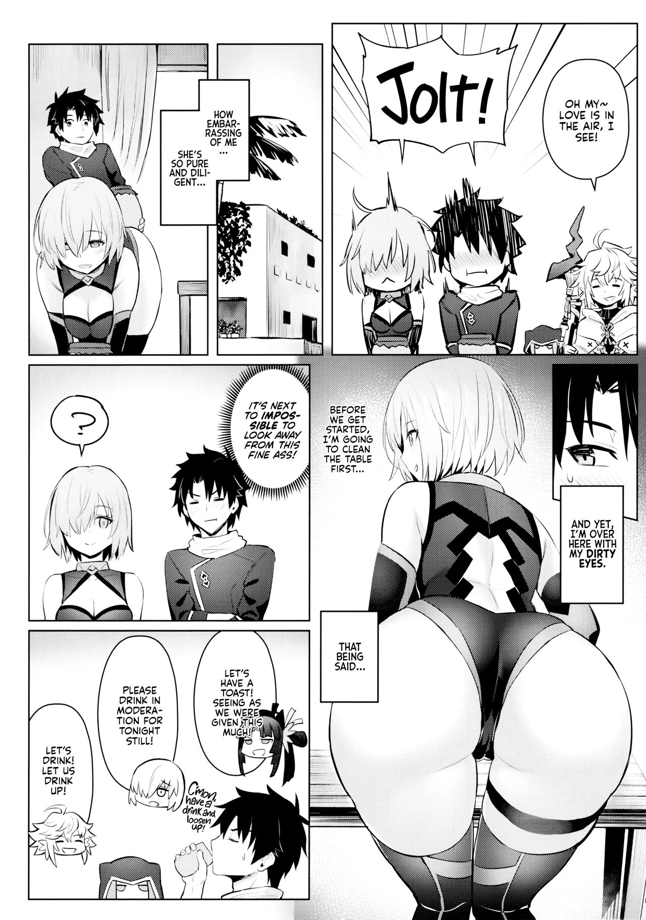 Mash no Bishiri Inmu | My Wet Dreams of Mash's Bubble Butt page 6 full