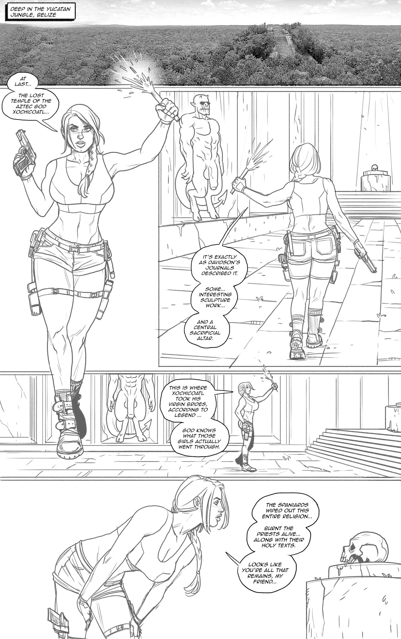 Game Over Girls: Lara Croft page 2 full