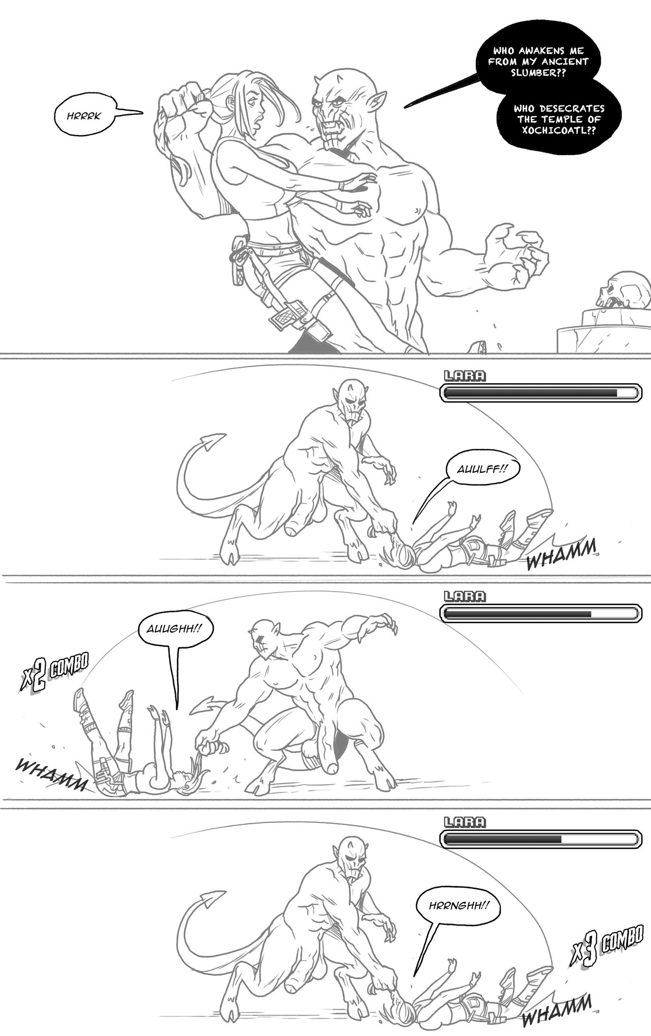 Game Over Girls: Lara Croft page 4 full