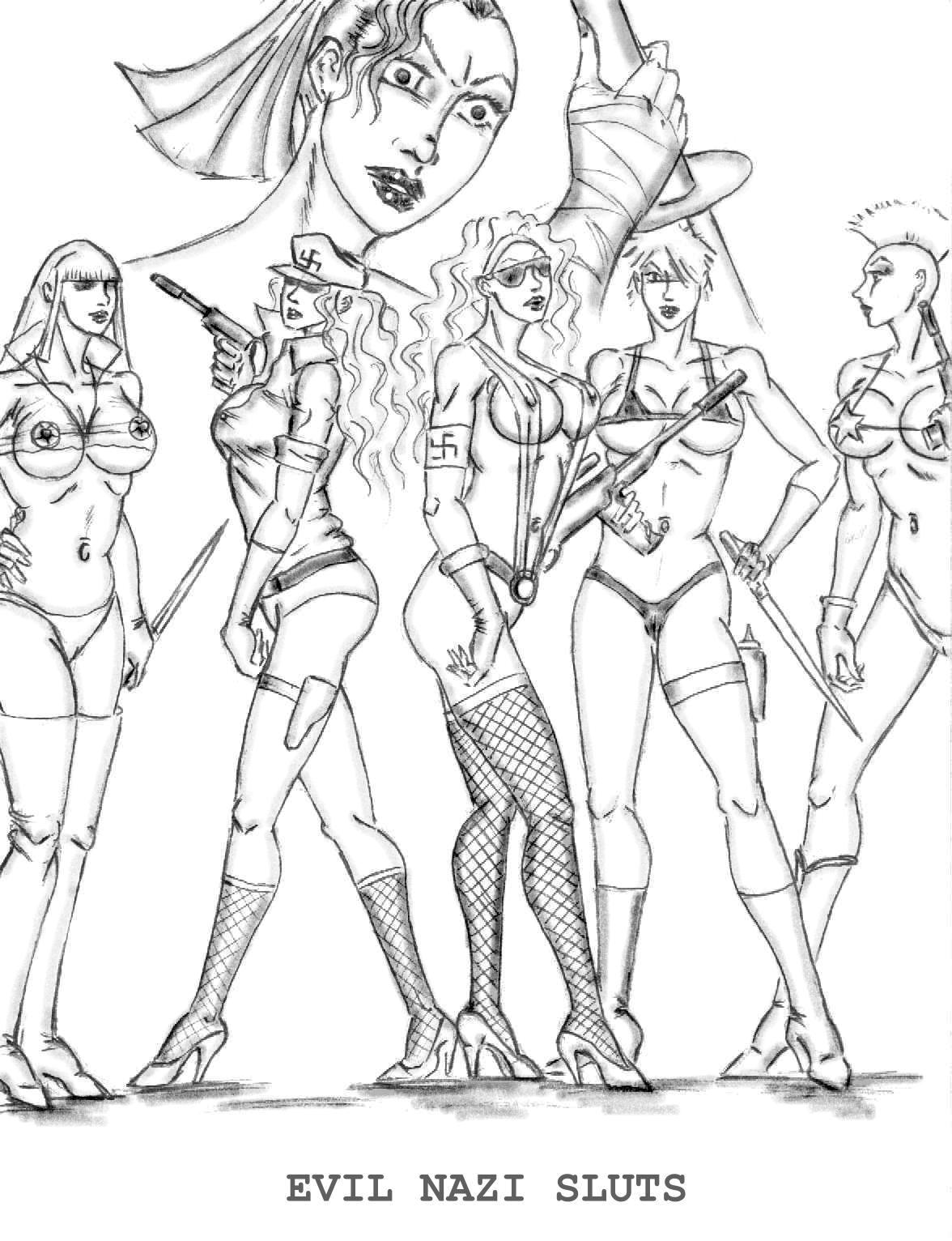 Evil Nazi Sluts by Toitoi page 1 full