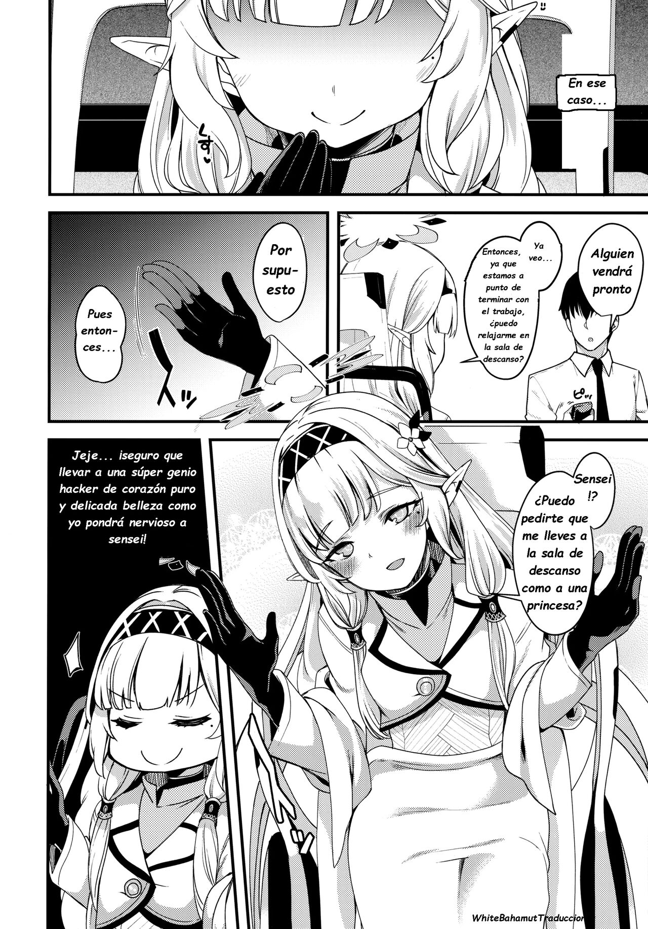 Aru Hi no Chou Tensai Ecchi Kei Byoujaku Bishoujo Hacker | Un supergenio de la belleza lasciva y delicada page 3 full