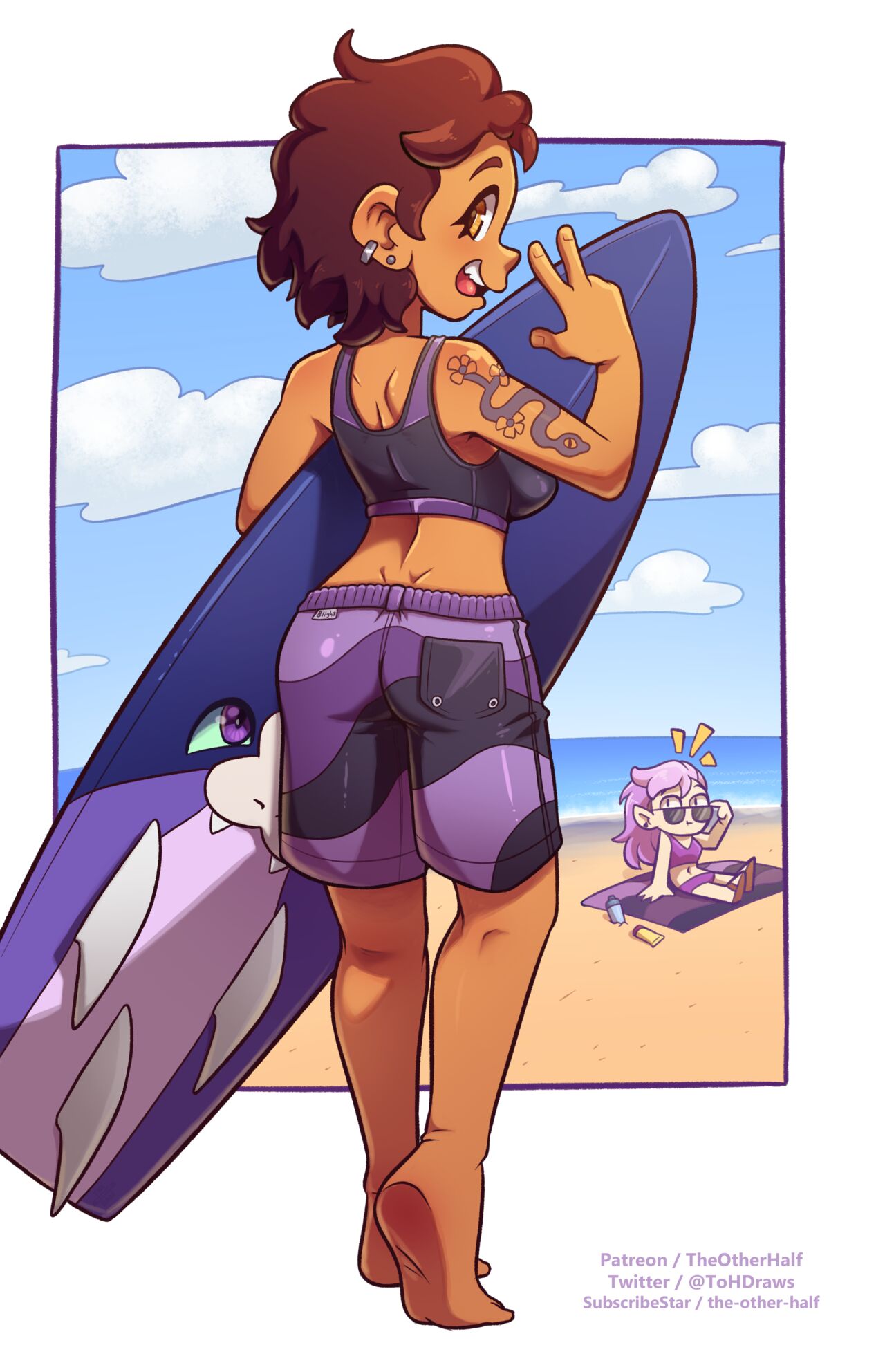 Surfer Luz & Beach Amity page 1 full