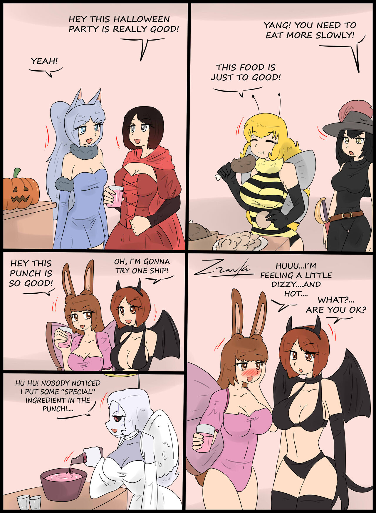 Halloween Party page 1 full