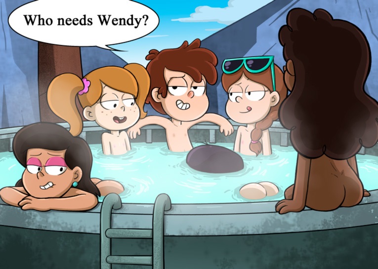 Gravity Falls Bathing page 10 full