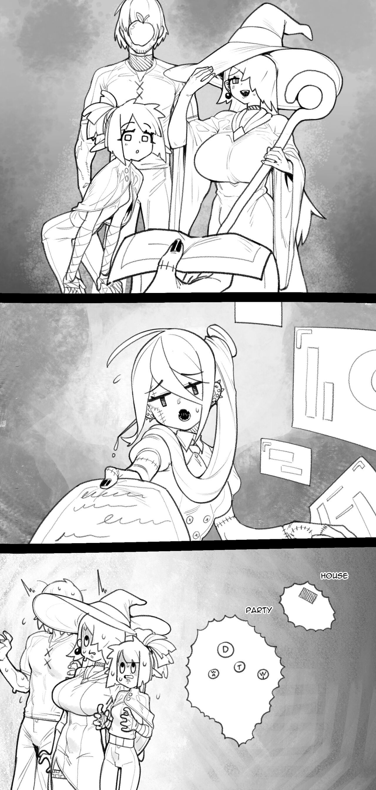 A wizard who can cast a forbidden spell #1-4 page 8 full