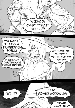 A wizard who can cast a forbidden spell #1-4