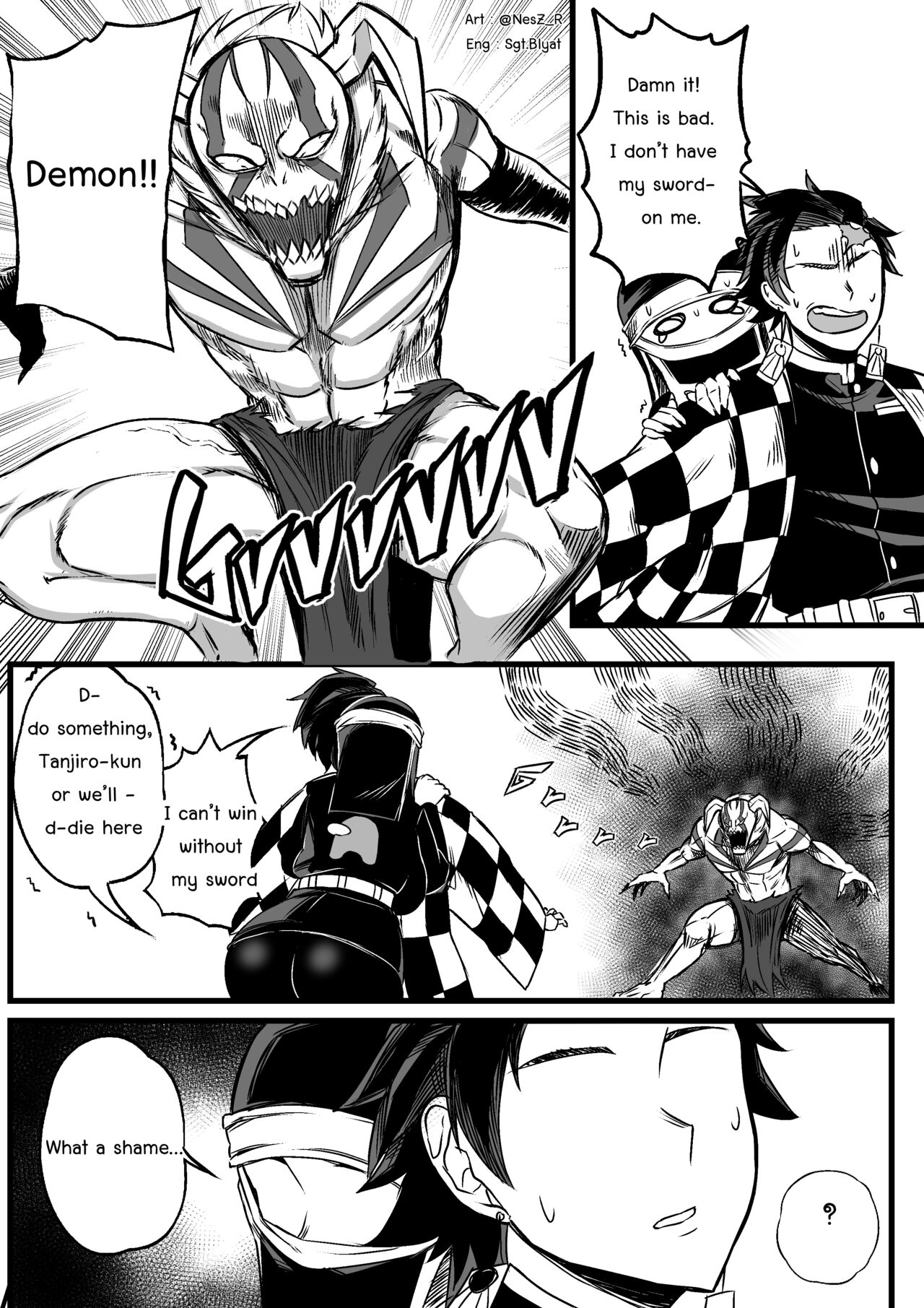 Kakushi x tanjiro comic porn