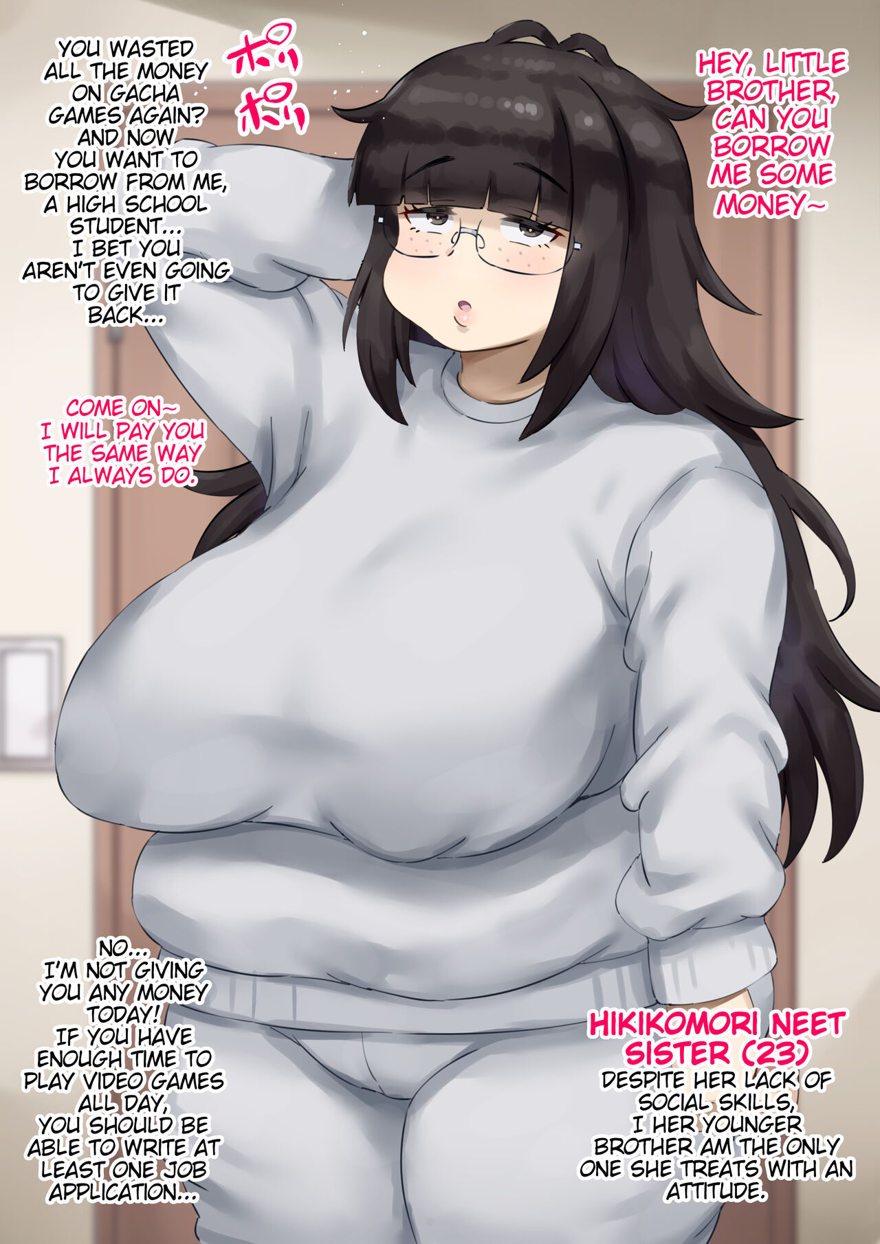Squeezed By Hikinito Sister! page 1 full