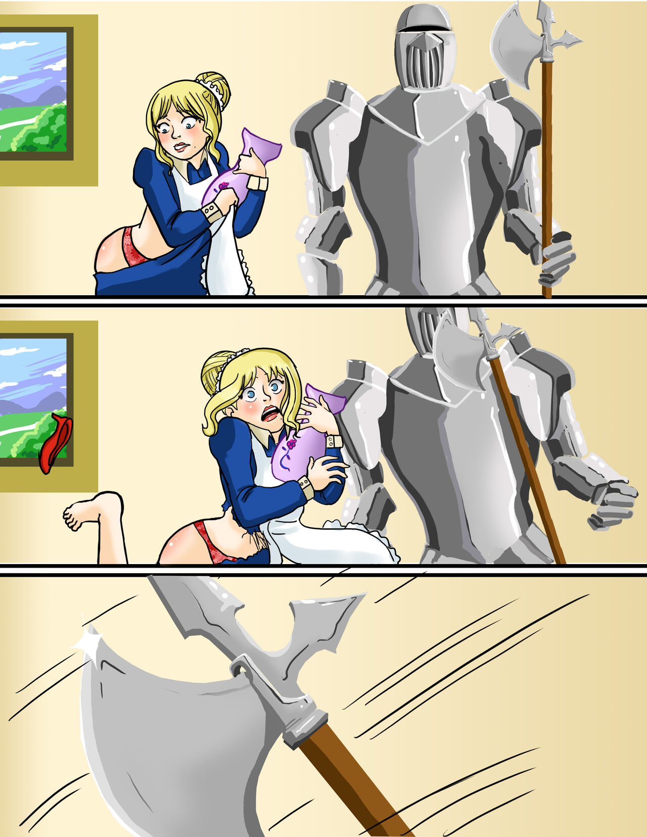 The Naked Peaches Comic: The Maid page 4 full